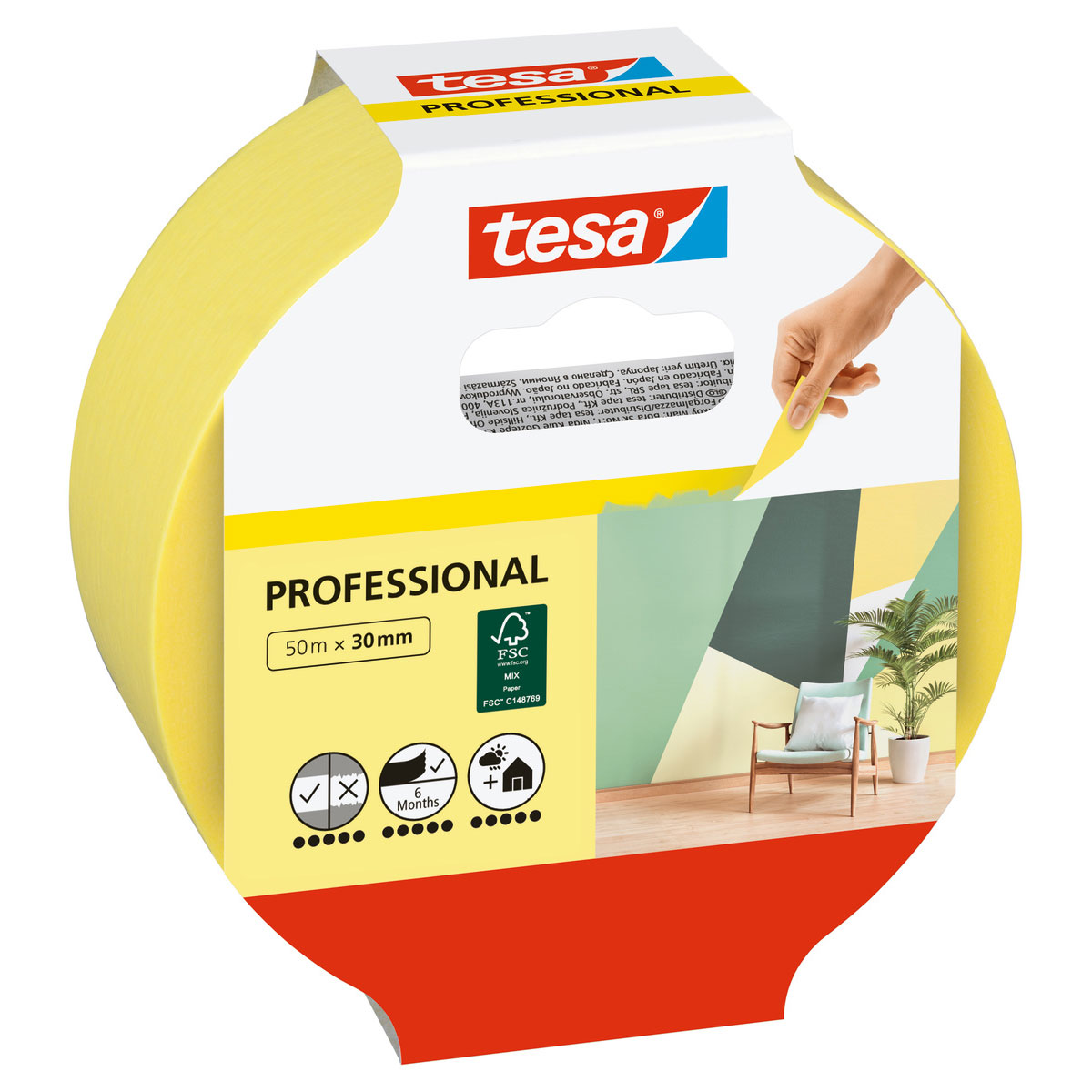 Tesa  Malerband Professional 50m x 30mm Bild 3