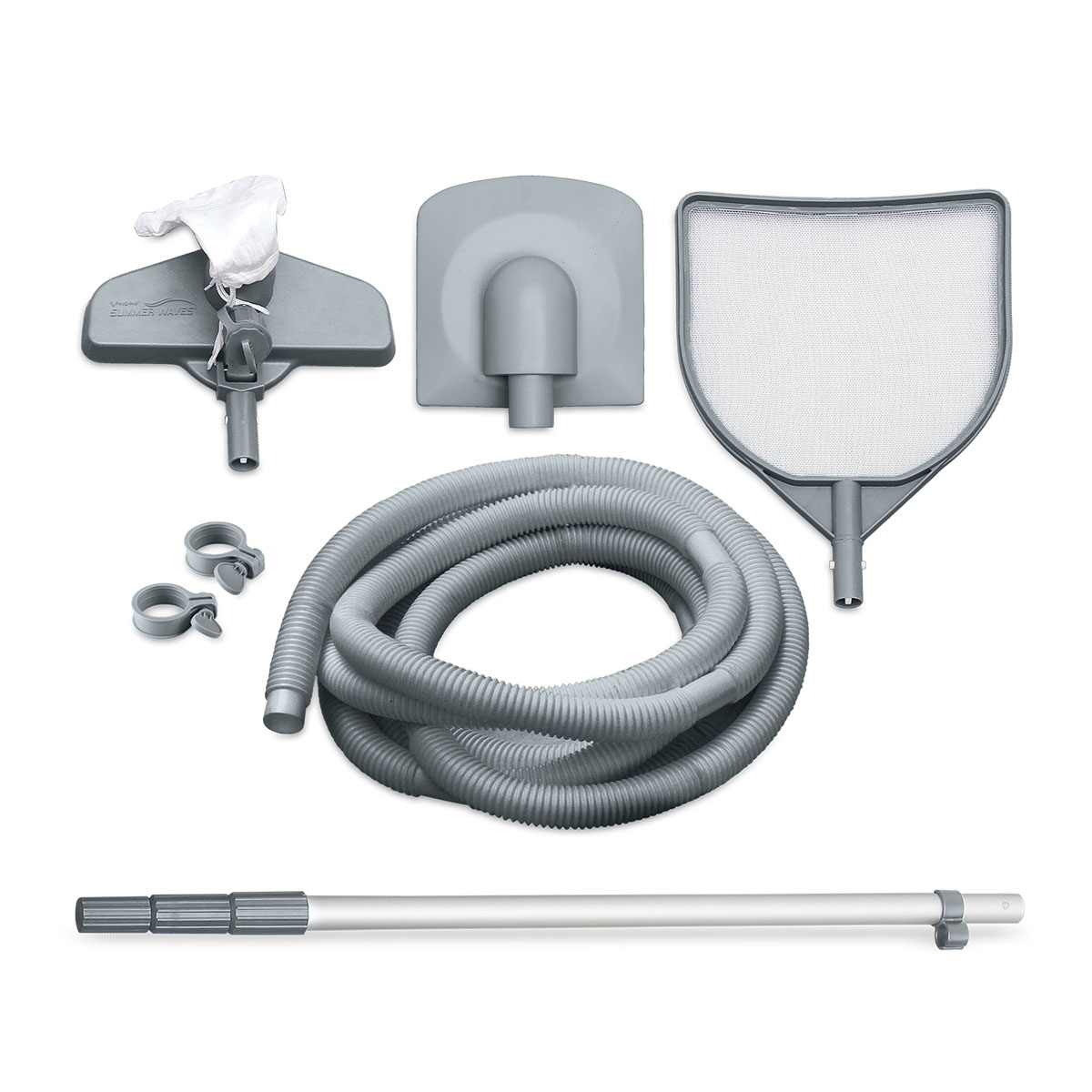 Summer Waves Elite Frame Pool 488x488x122cm Anthrazit Bild 6