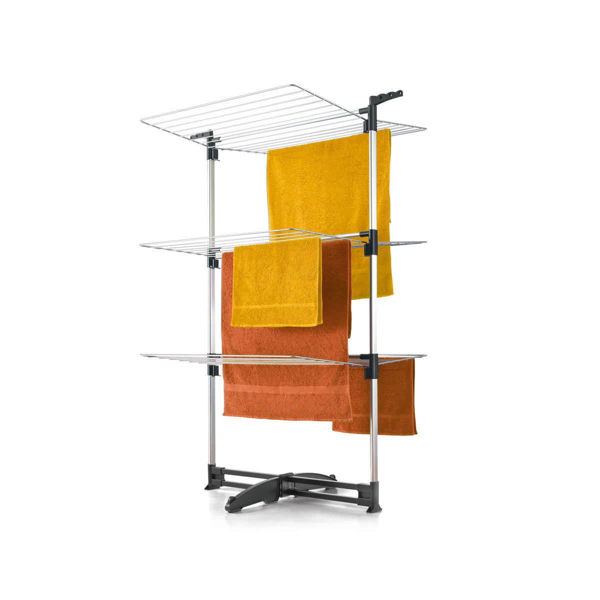 Metaltex Turm-Wäschetrockner Ciclone Vario 78 x 137 x 68 cm silber Bild 7