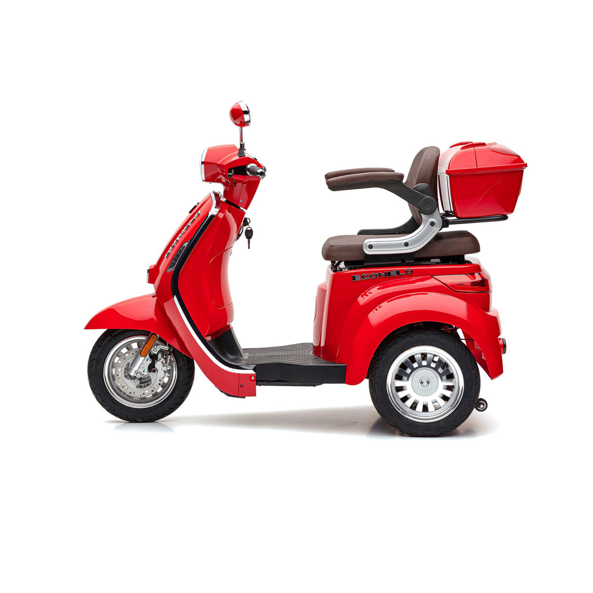 Econelo E-Dreiradroller Lux rot | rot | K000067275