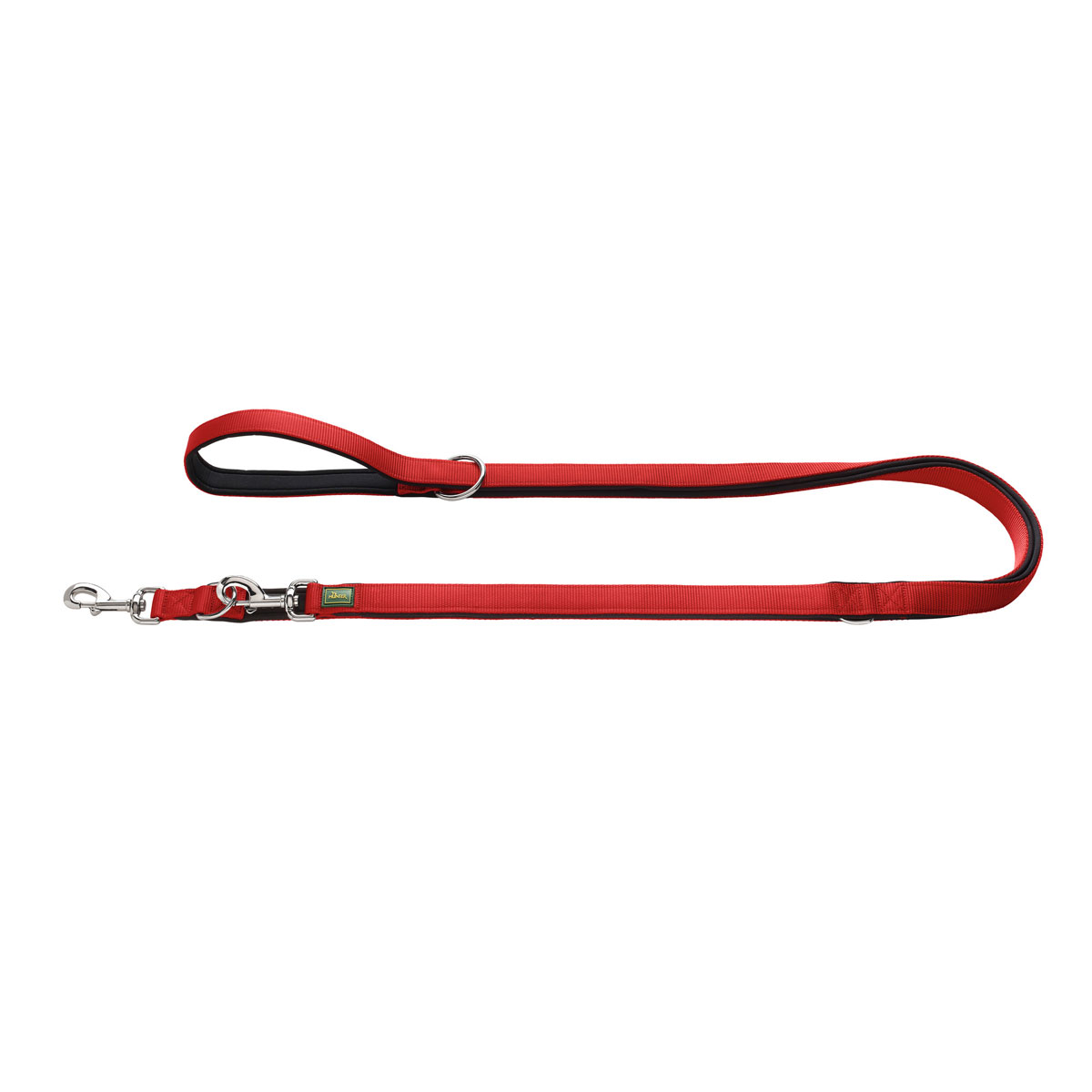 Hunter Führleine Neopren rot-schwarz 200 x 1 cm Bild 2