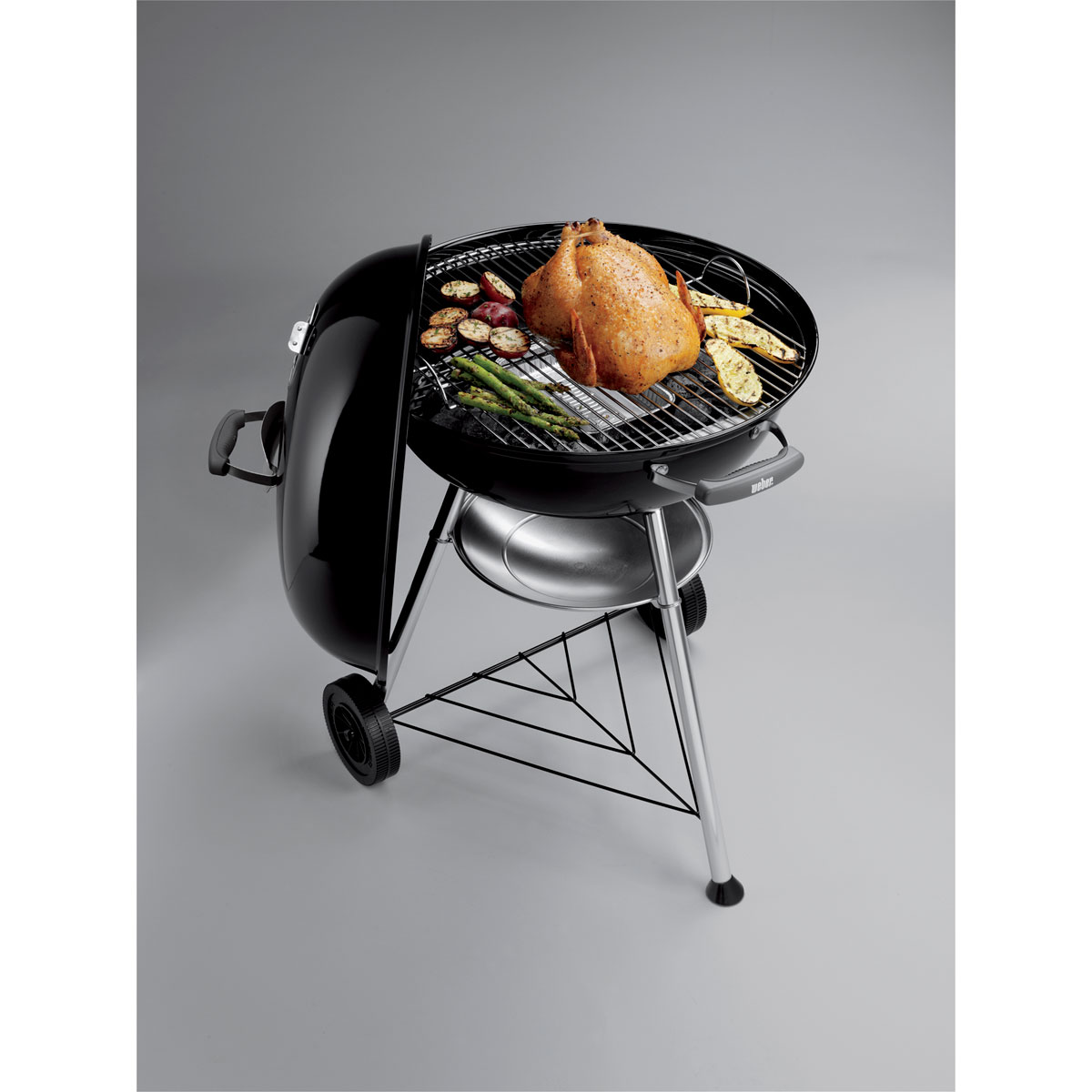 Weber Kugelgrill Compact Kettle 57 cm schwarz Bild 10