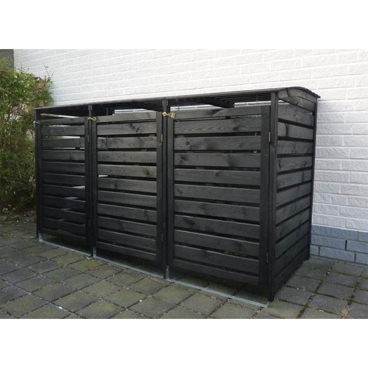 Promadino MülltonnenboxVario III für 3 Tonnen anthrazit