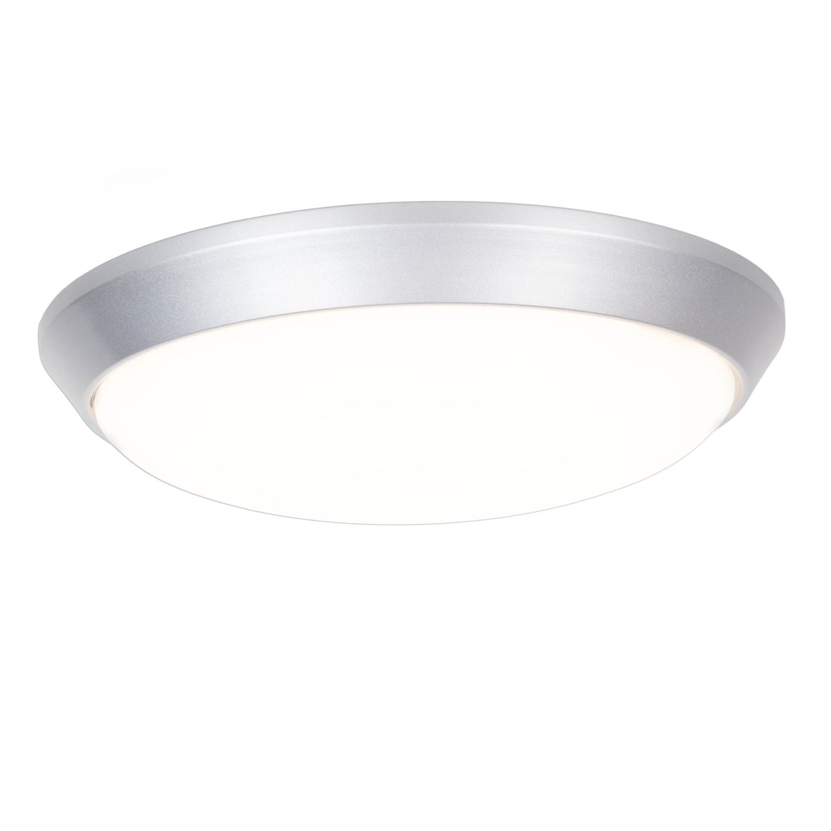 näve LED-Deckenleuchte silber 33x33x8cm  Bild 2