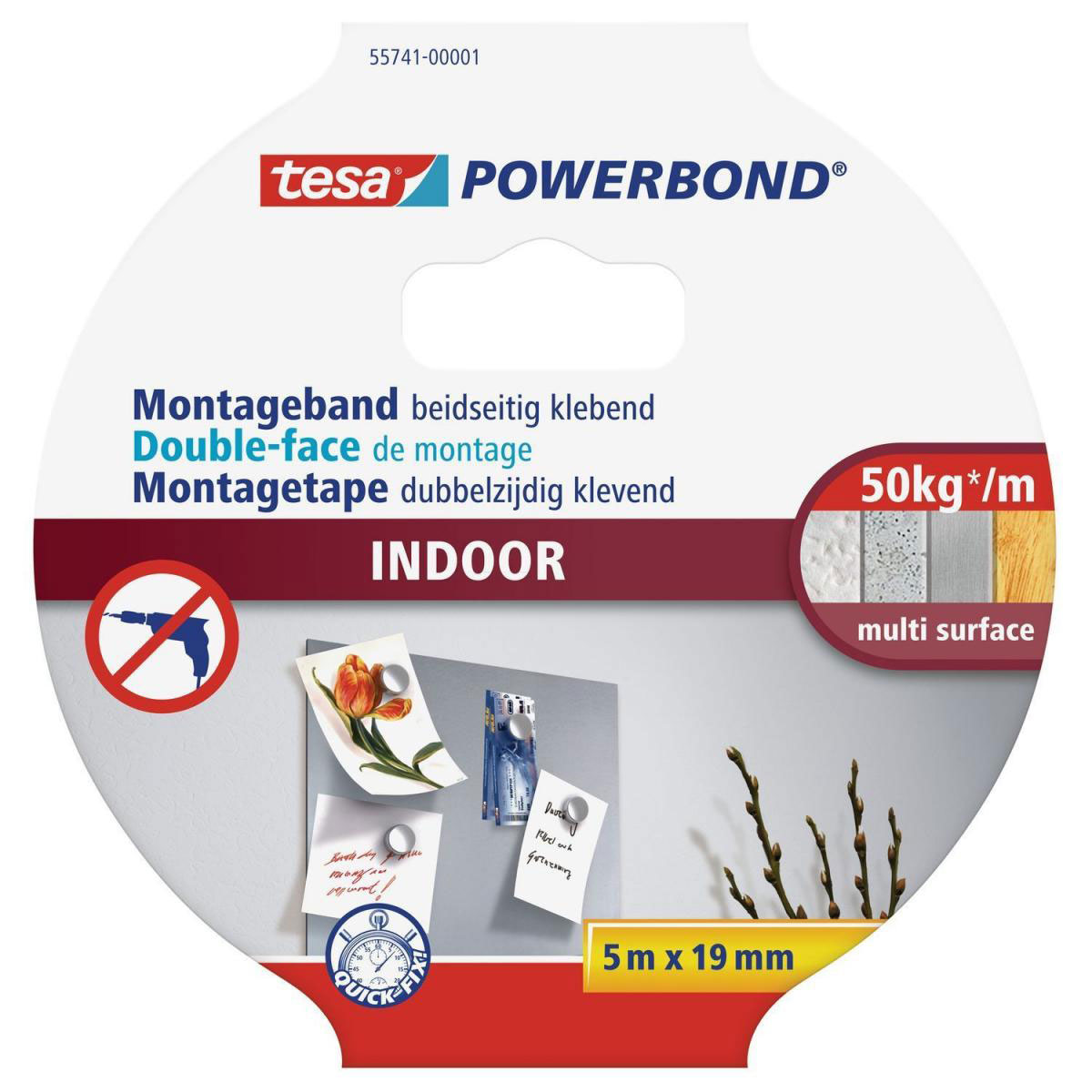 Tesa Powerbond 5mx19 mm