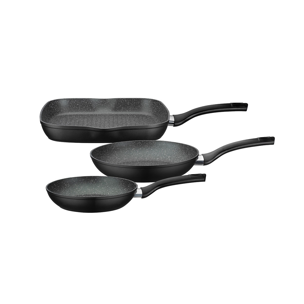 GSW Pfannen-Set Gourmet Granit 3-tlg. Bild 2