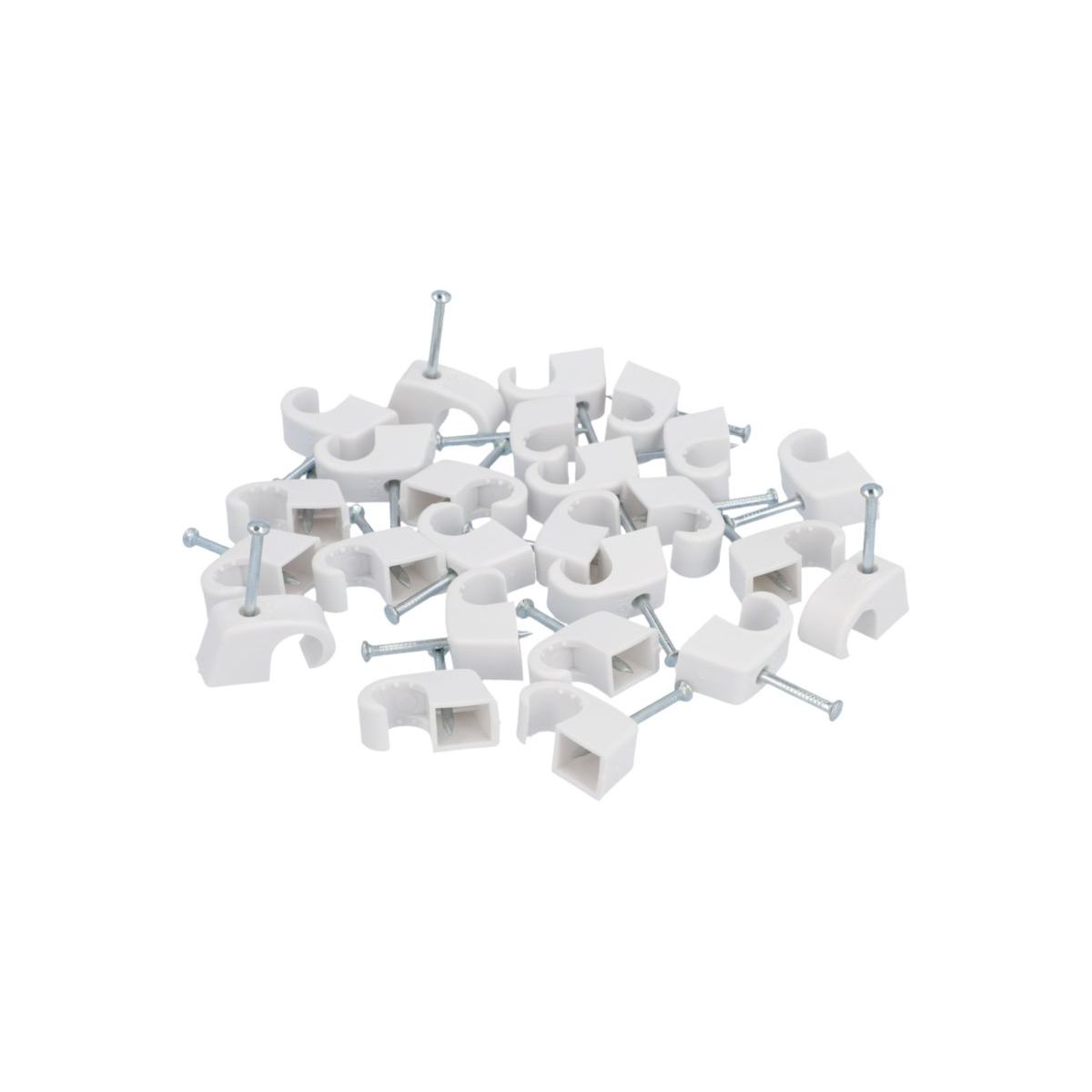 Unitec Express-Schelle, 10-14mm, weiß, 25 Stück