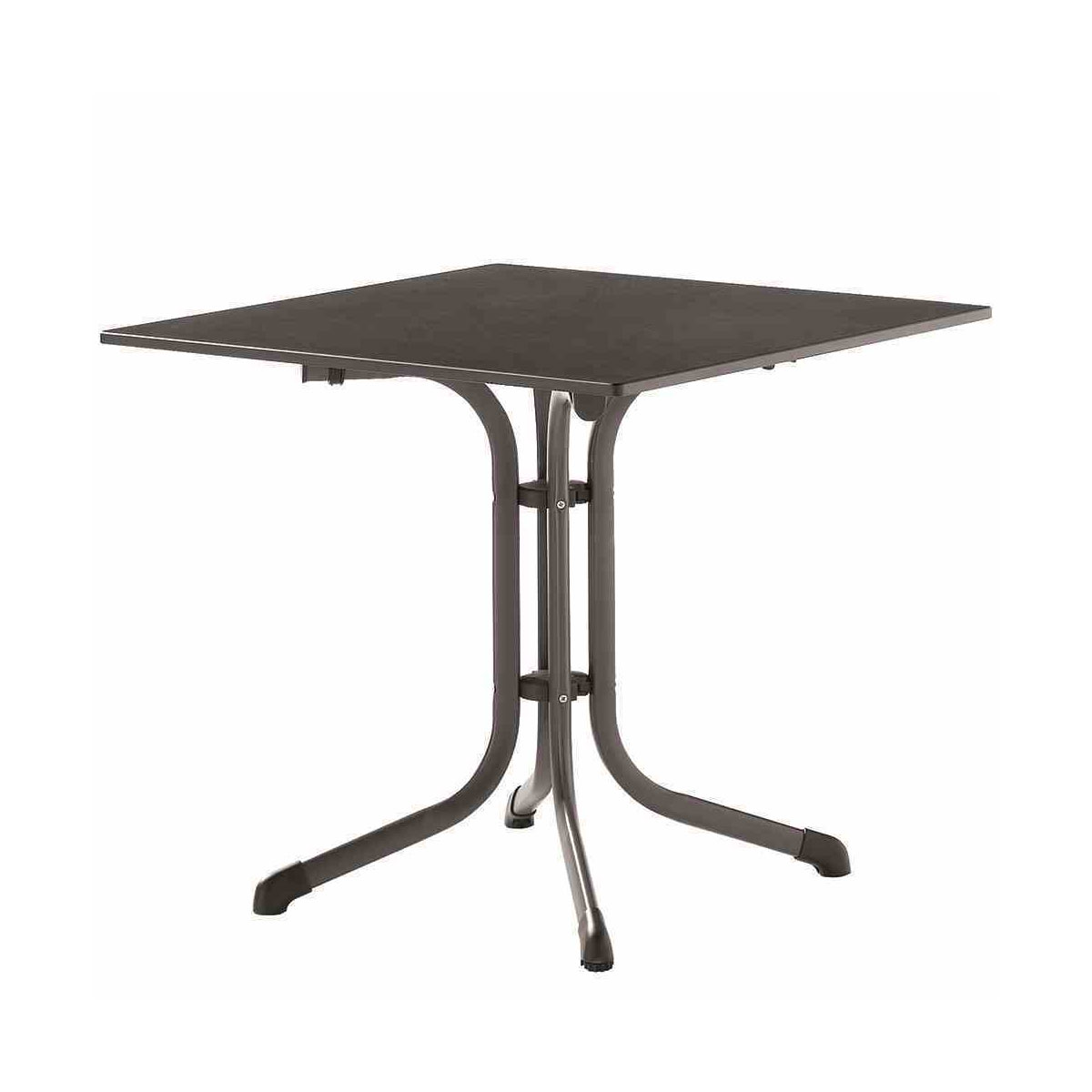 Sieger Klapptisch Vivodur 80 x 80 cm eisengrau/anthrazit