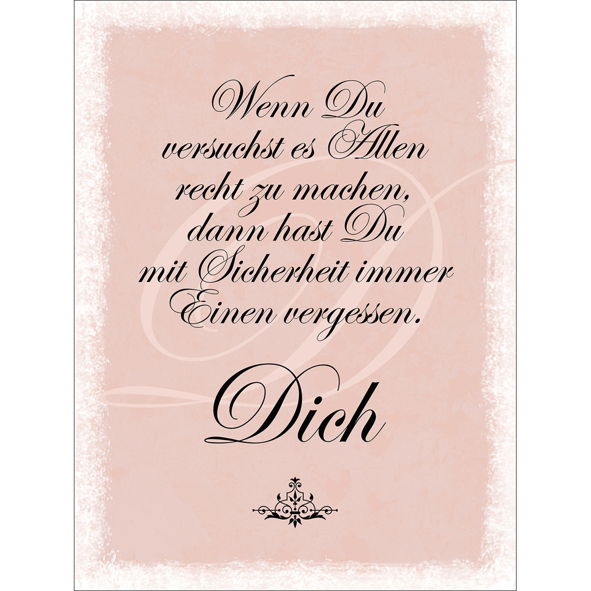 Decopanel Spruch 30 x 40 cm