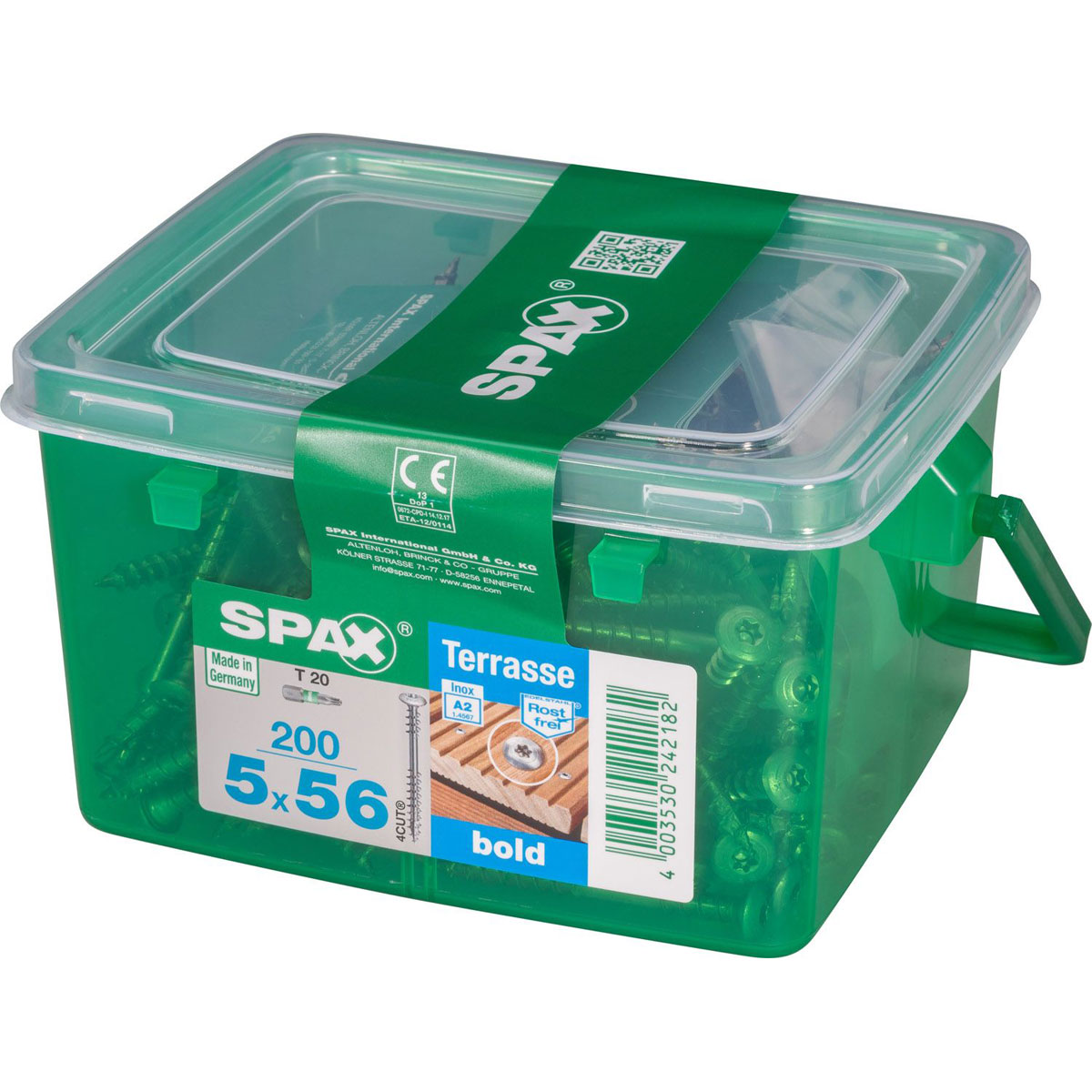 Spax Terrassenschraube Bold Zierkopf 5 x 56 mm 200 Stück Bild 2