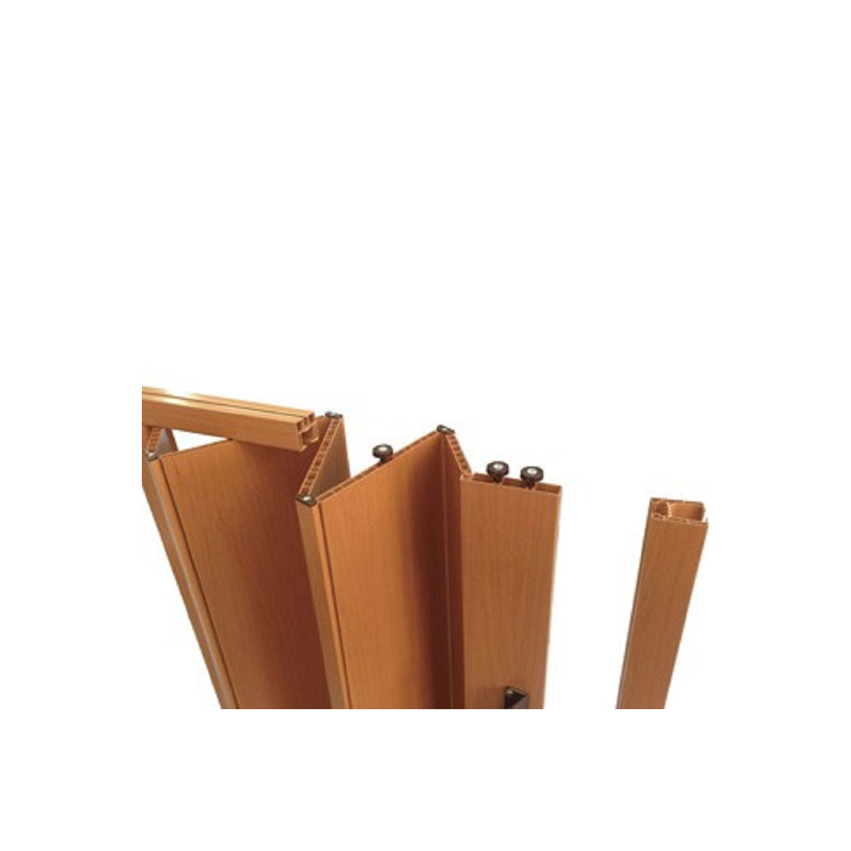 FORTE Kunststoff-Falttür Monica weiß Bild 4