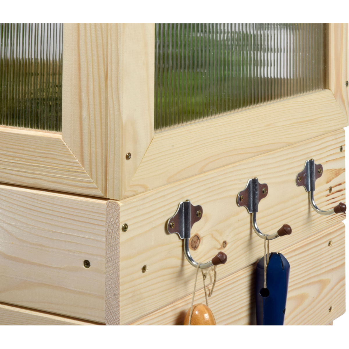 dobar Hochbeet beige 116 x 110 x 40 cm Bild 6