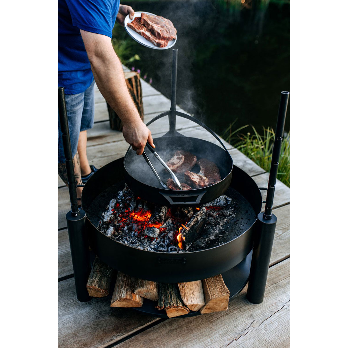 CookKing Pfanne Für Bandito & Montana x 50x50x10cm Schwarz Bild 2