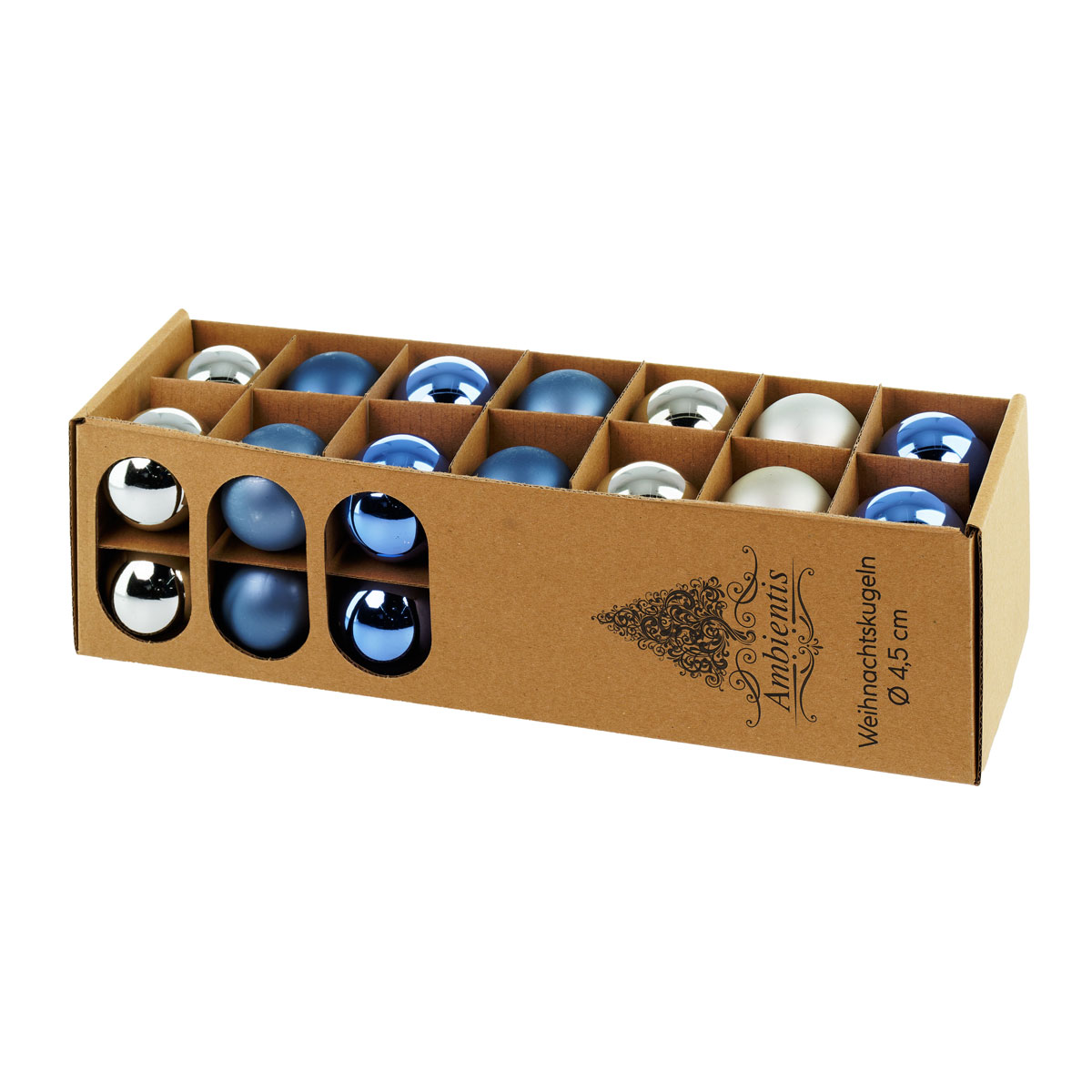 Ambientis Glaskugeln 4,5 cm blau Mix Bild 3