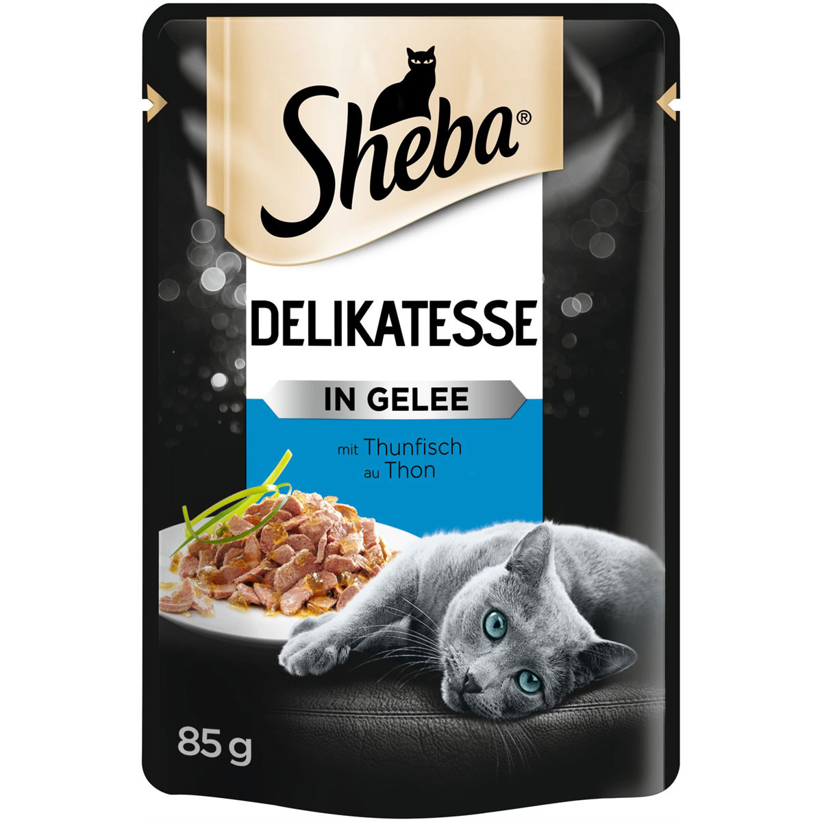 Sheba Portionsbeutel Delikatesse mit Thunfisch in Gelee 85g