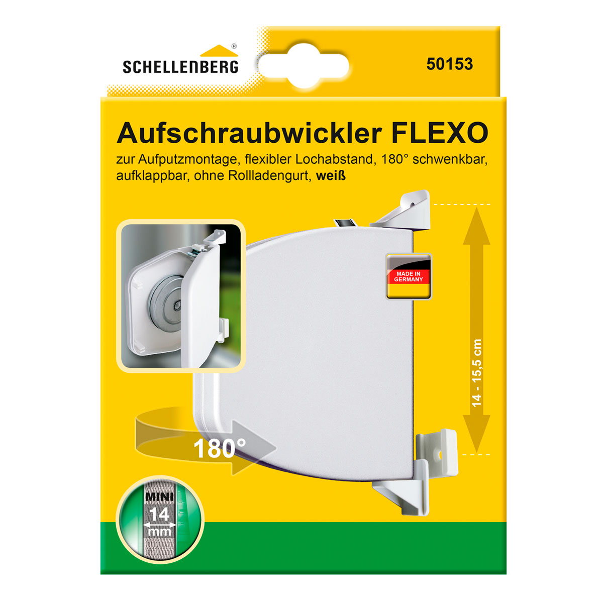 Schellenberg Aufschraubwickler Flexo Mini aufklappbar Bild 2