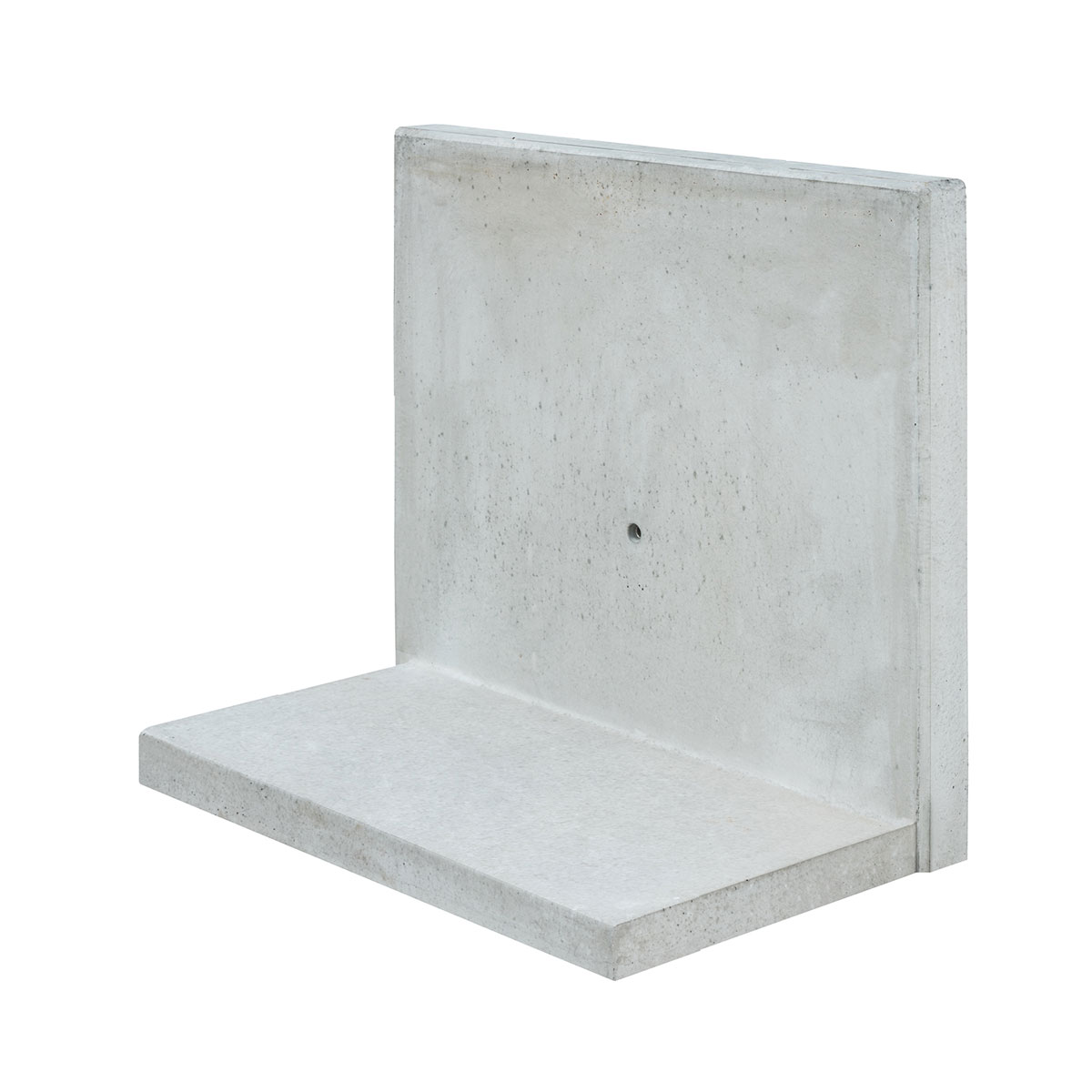 Diephaus  L-Stein Sichtbeton grau 40 x 100 x 30 x 5 cm