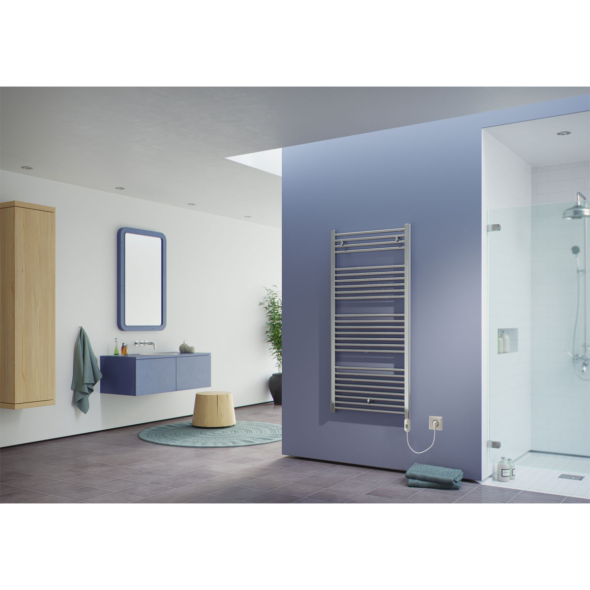 Ximax  Elektrischer Handtuchwärmer C1 1636 x 600 mm 600 Watt Typ 2 Chrom