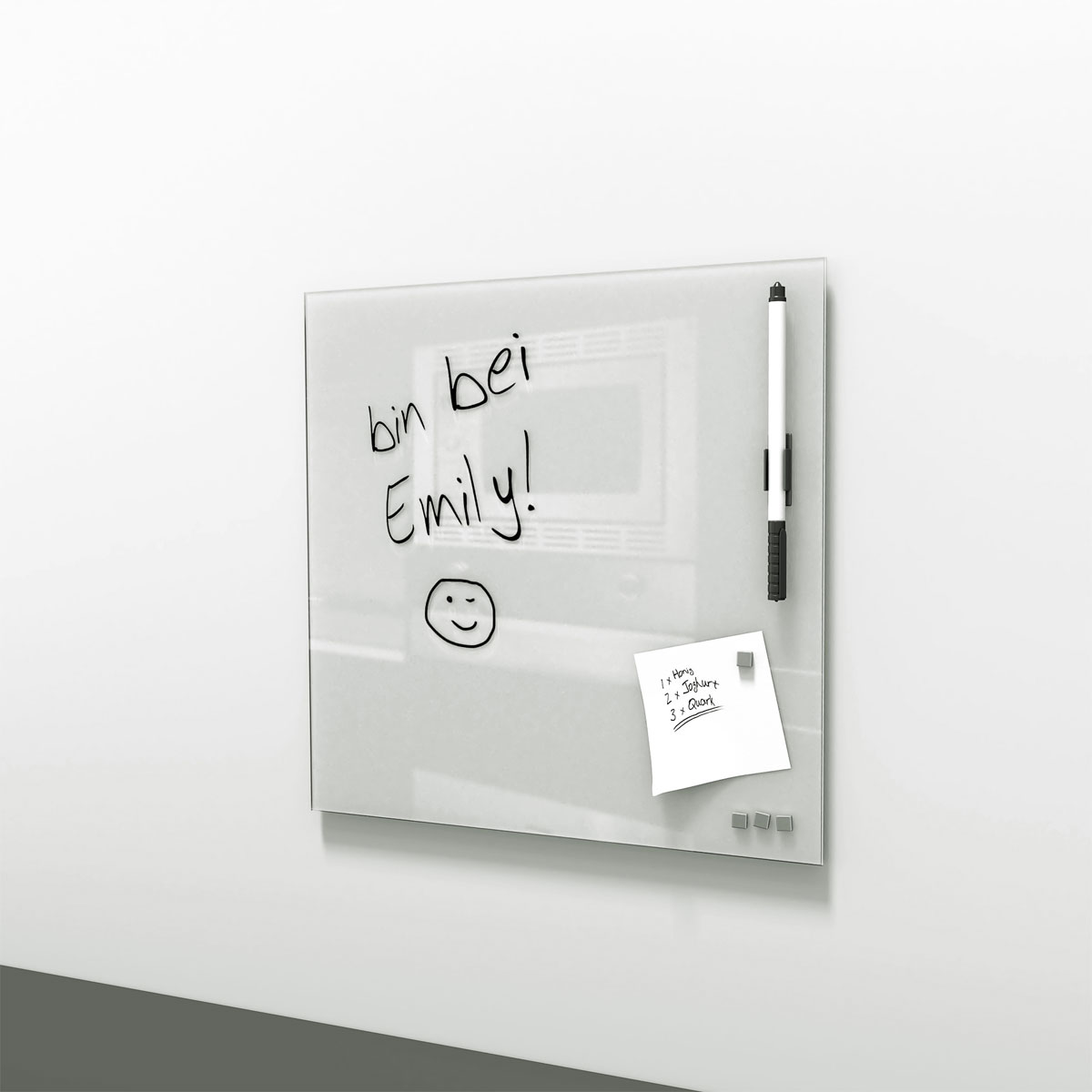 Memo-Art weiss 30 x 30 cm Memoboard