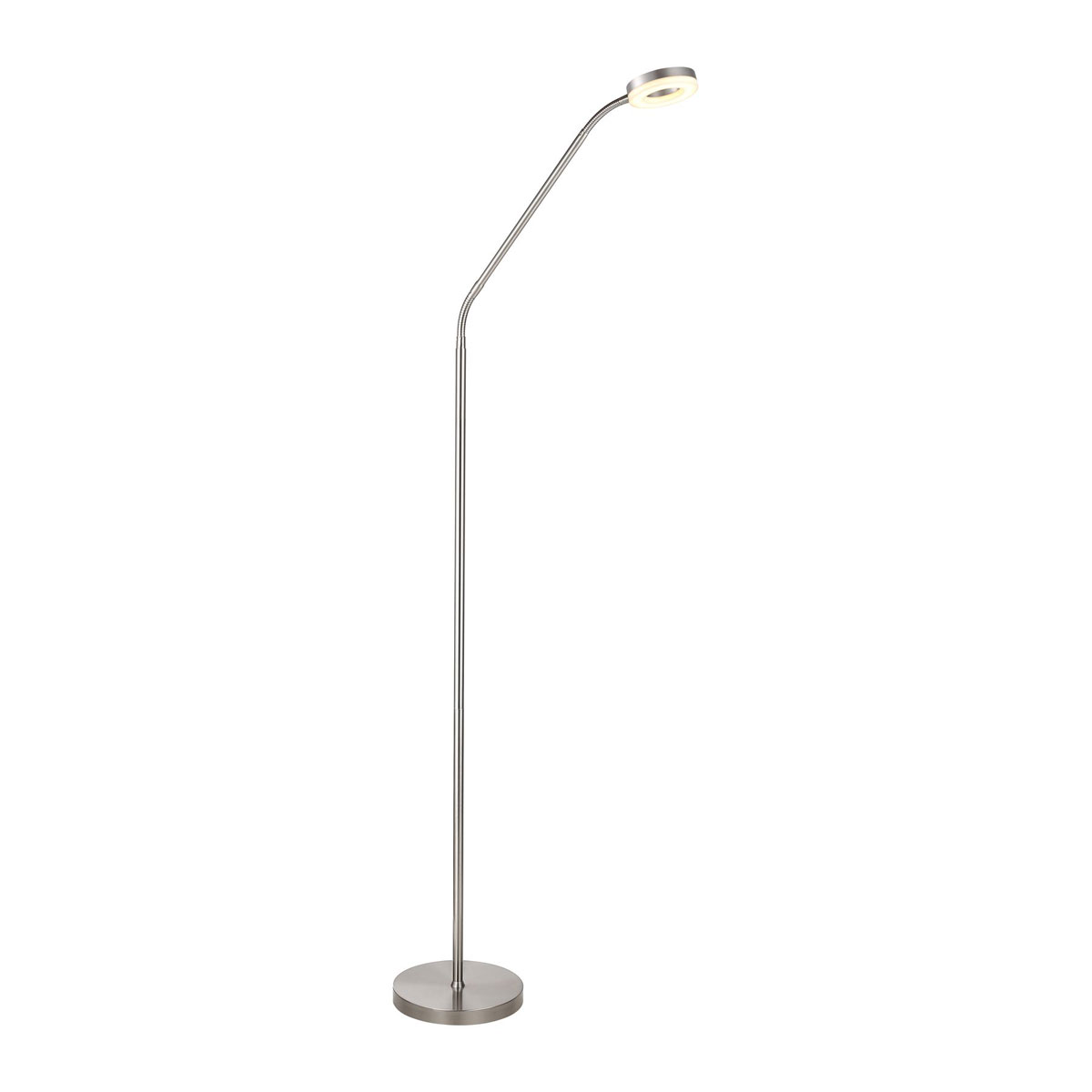 Flector LED-Leseleuchte Ringo silber