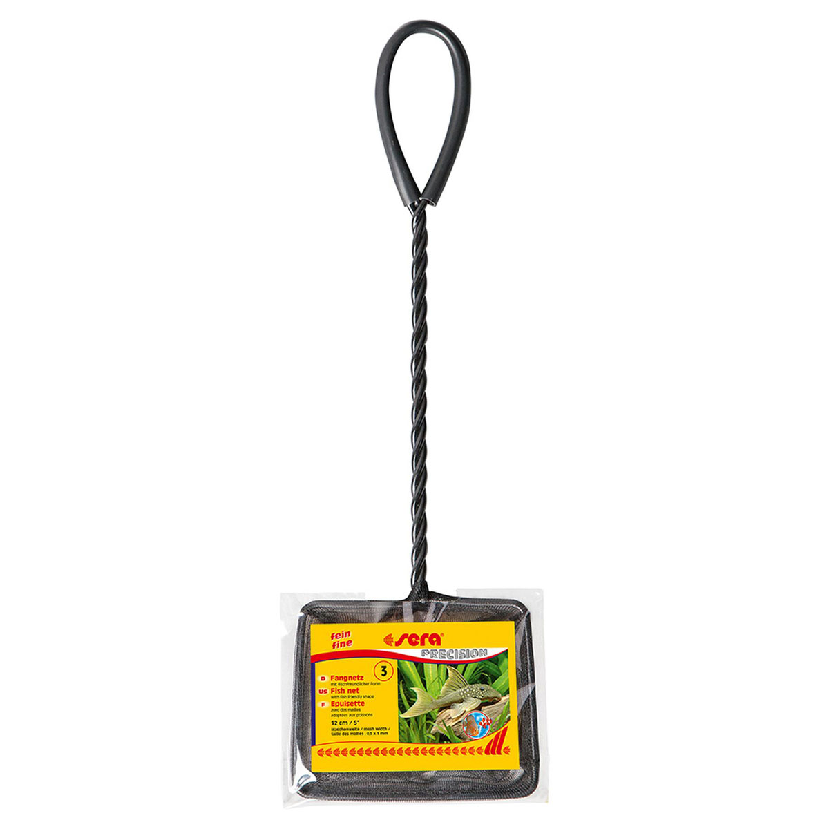 sera Fangnetz fein, schwarz 12 cm / 5