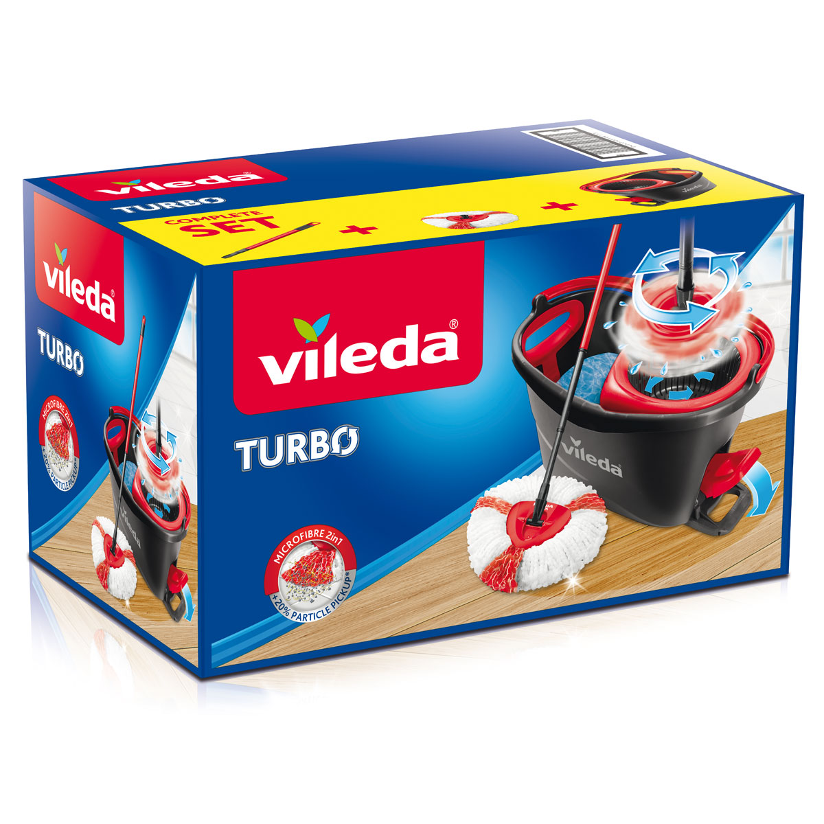 Vileda Wischmop-Set Easy Wring und Clean Turbo Bild 5