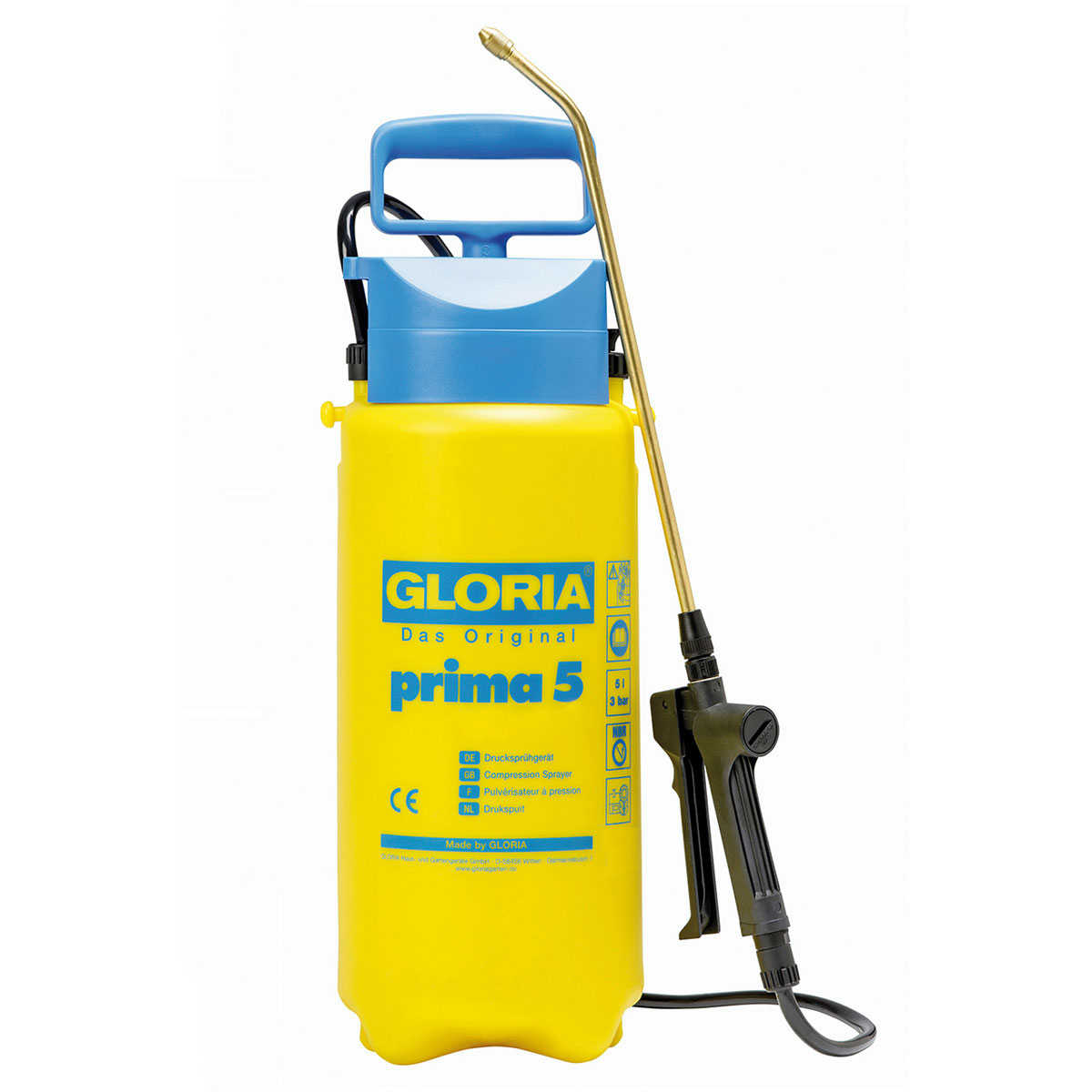 Gloria Drucksprüher Prima 5 5 L inkl Messing-Lanze Bild 1