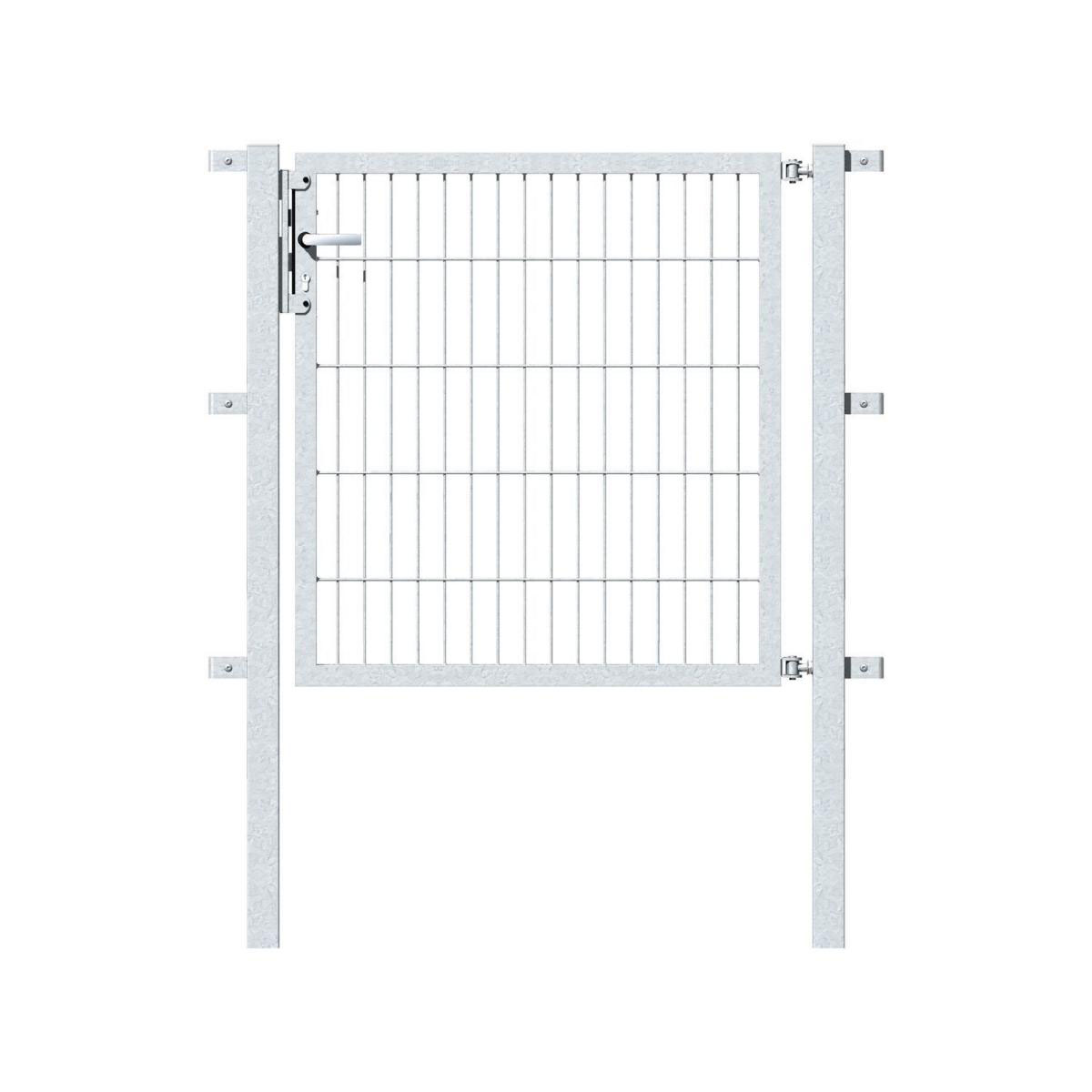 GAH Alberts Stabgitter-Einzeltor feuerverzinkt 1000 x 1000/1500 mm zum Einbetonieren