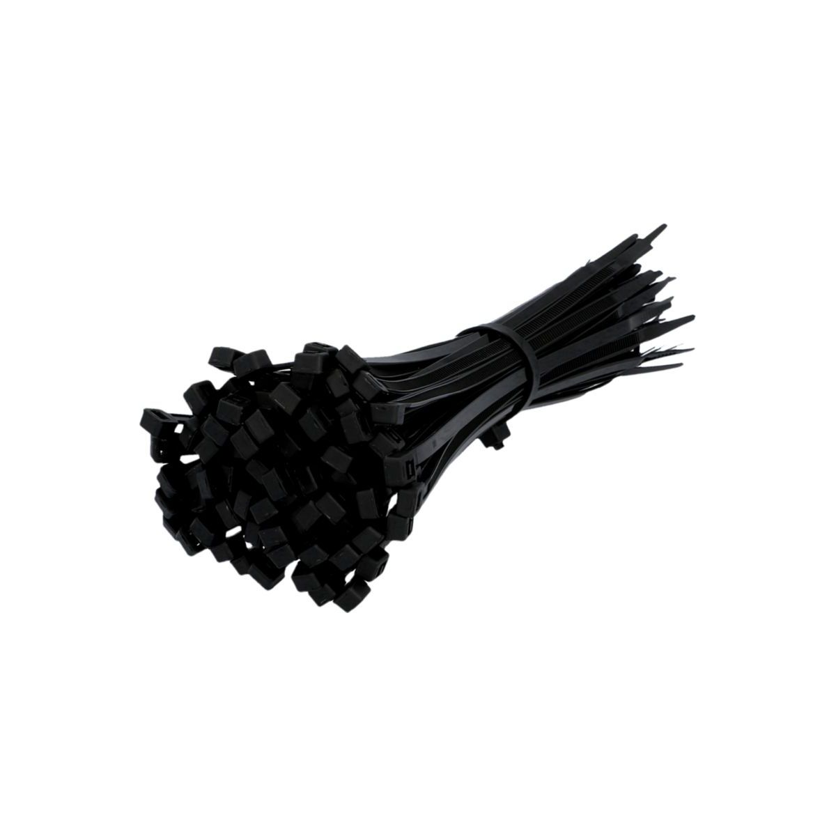 Unitec Kabelbinder,200x4,8mm,schwarz,100 Stück