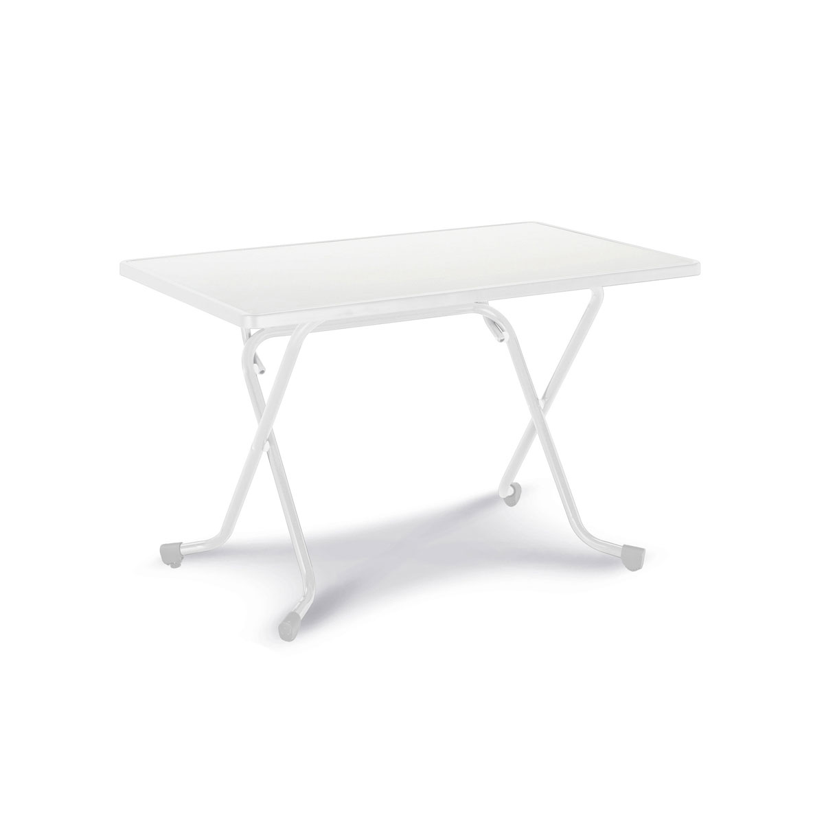 BEST Freizeitmöbel Scherenklapptisch 110 x 70 cm weiß | Weiß | 110x70 |  K000067702