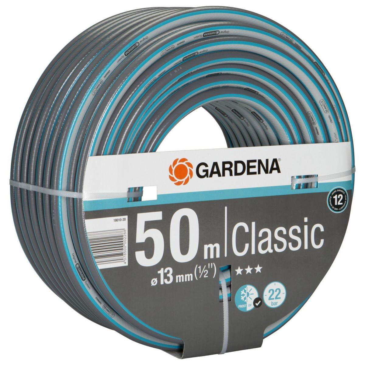 Gardena  Classic Schlauch 13 mm 1/2" 50m ohne Systemteile Bild 1