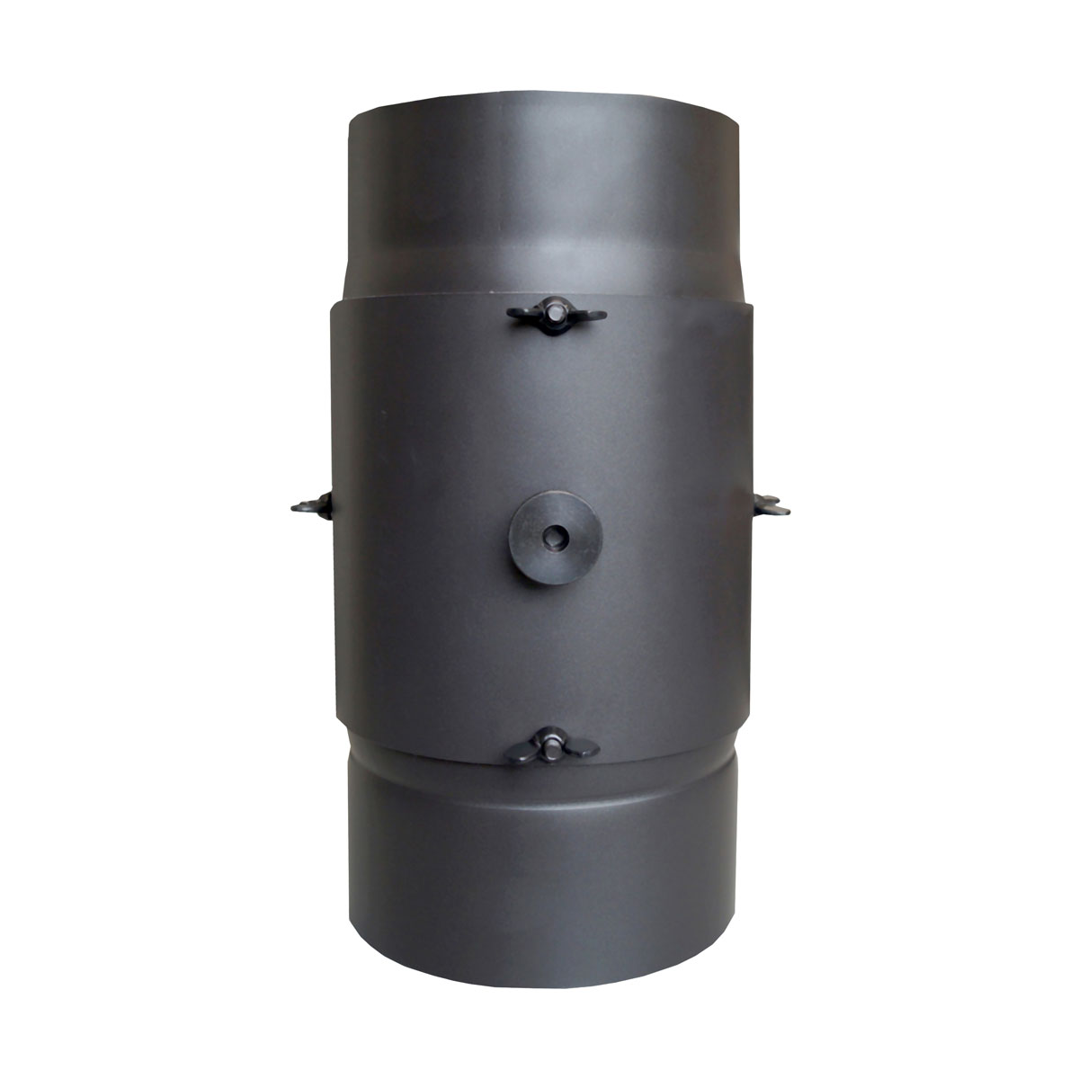 Kaminfilter - KaminFILTERKat, Ø 150 mm, mit Revisionstür, Farbe: Dunkelgrau