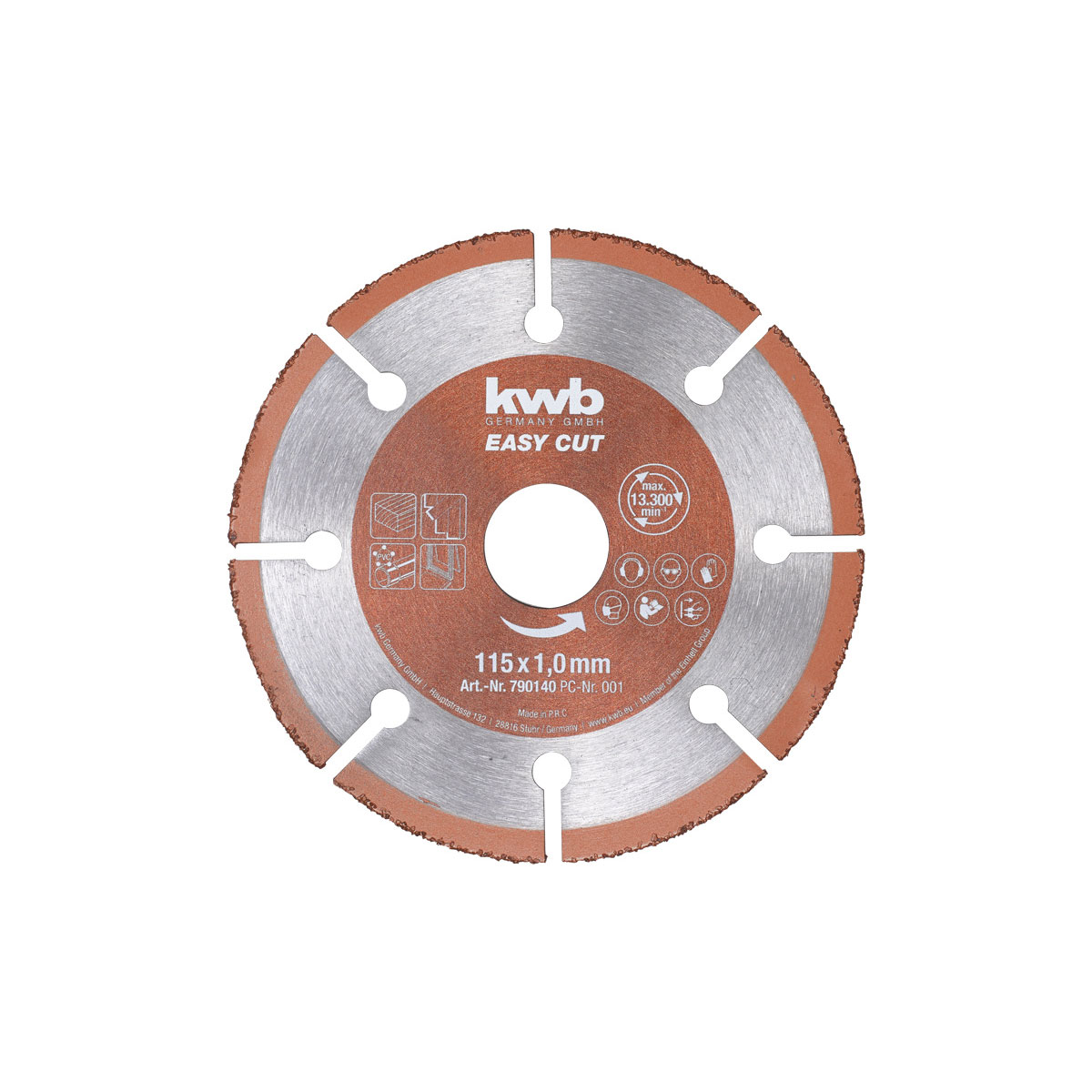 kwb  Trennscheibe Easy Cut Durchmesser 115 mm Bild 1