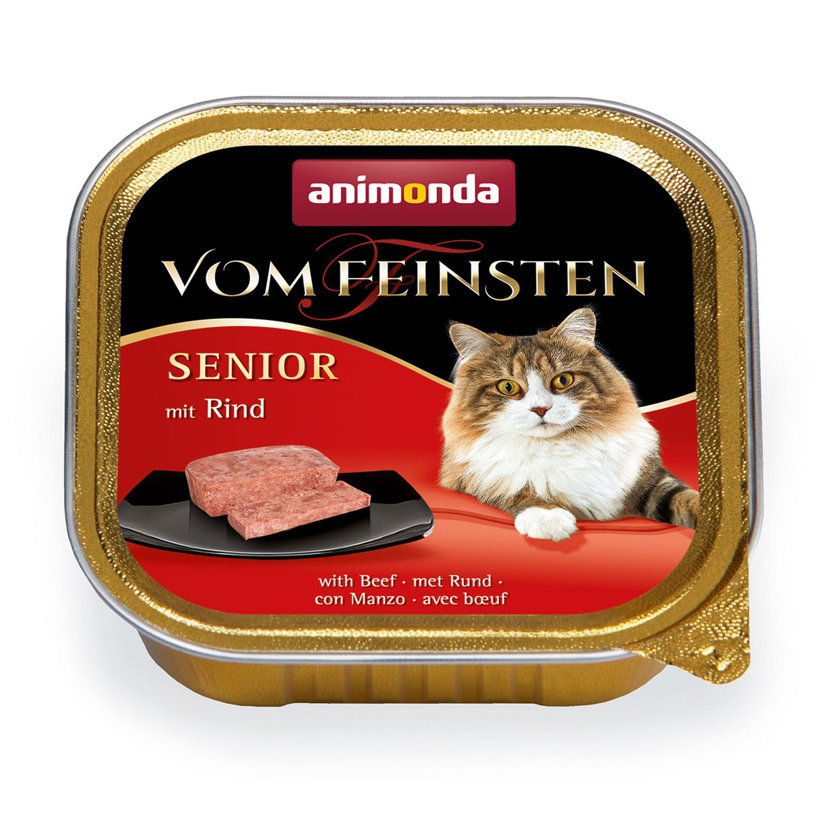 animonda Vom Feinsten  Cat Senior mit Rind 100g