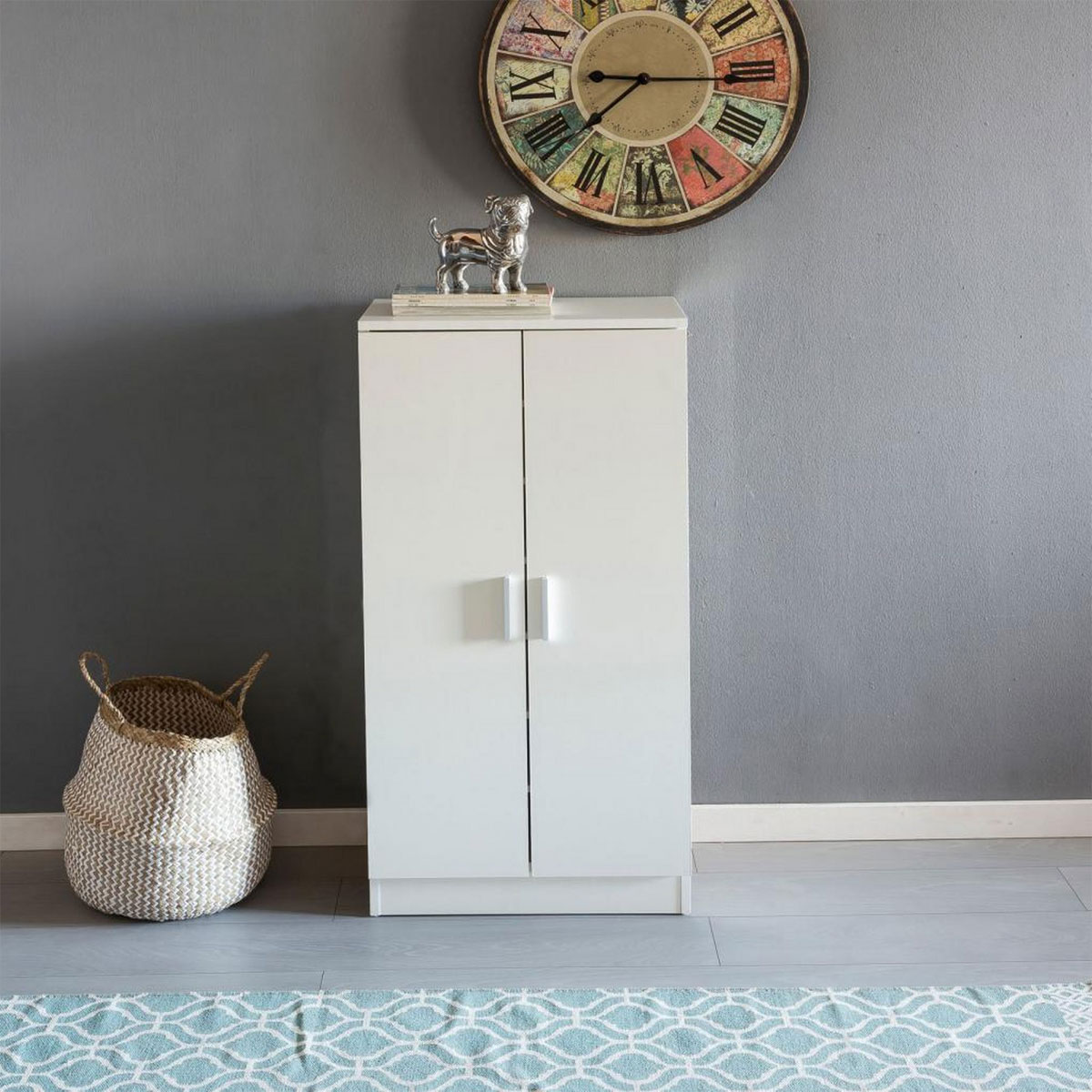 Wohnling Schuhschrank „Martin“, weiß Bild 2