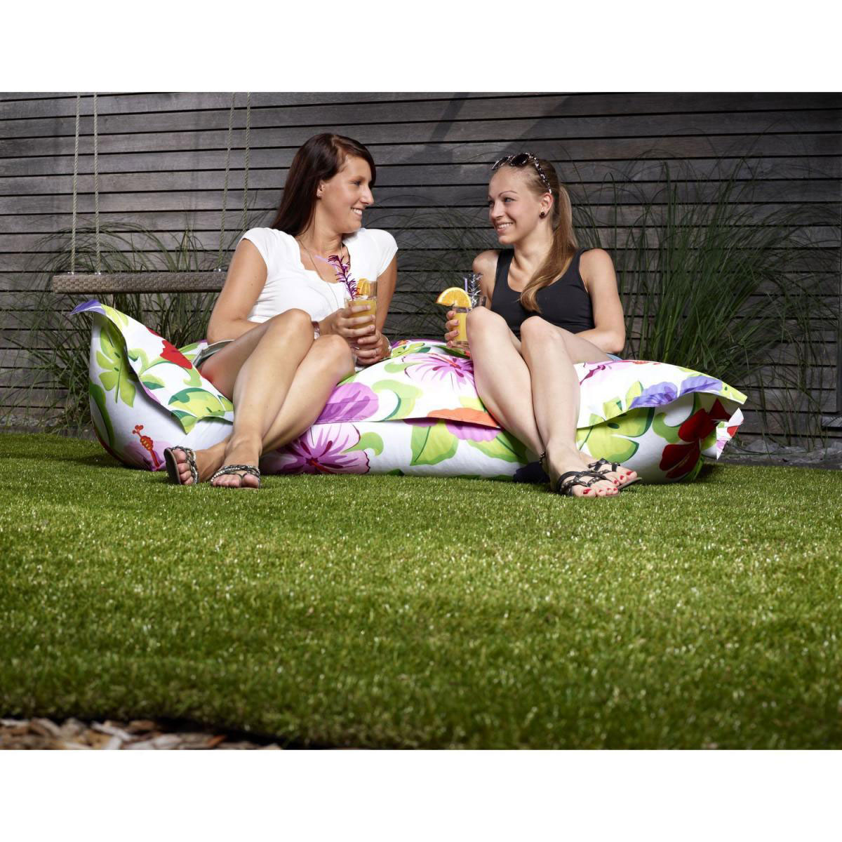 Rasen Deluxe Kunstrasen Sansibar rund 75 cm Bild 6