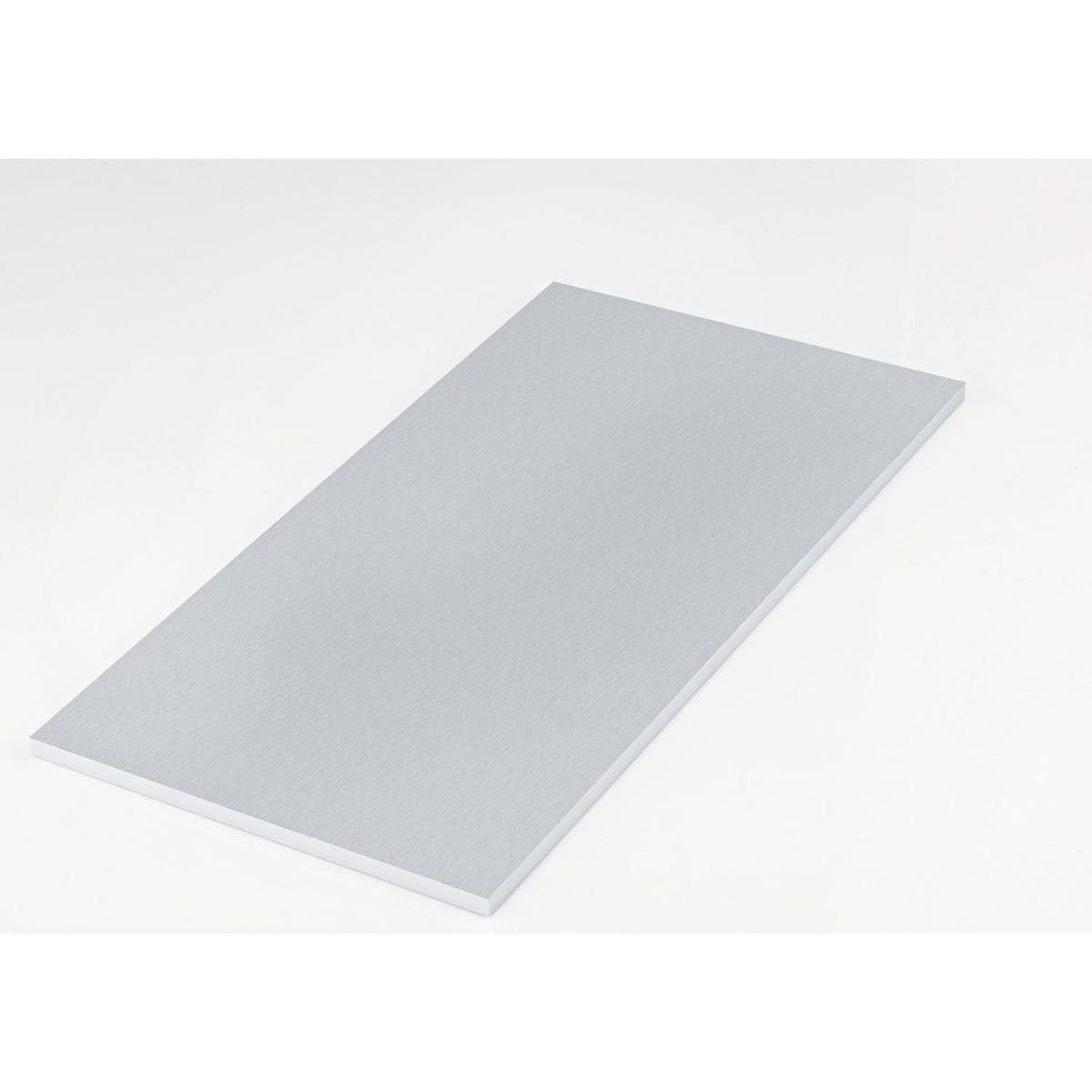 Regalboden Edelstahlgrau 1200 x 400 x 16 mm