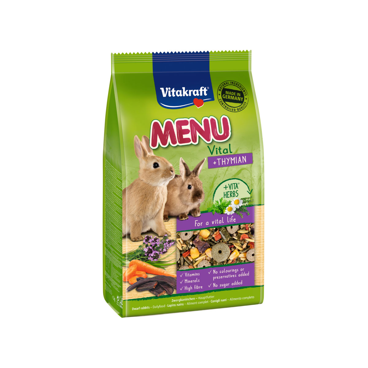 Vitakraft Menü Thymian 1KG Zwergkaninchen