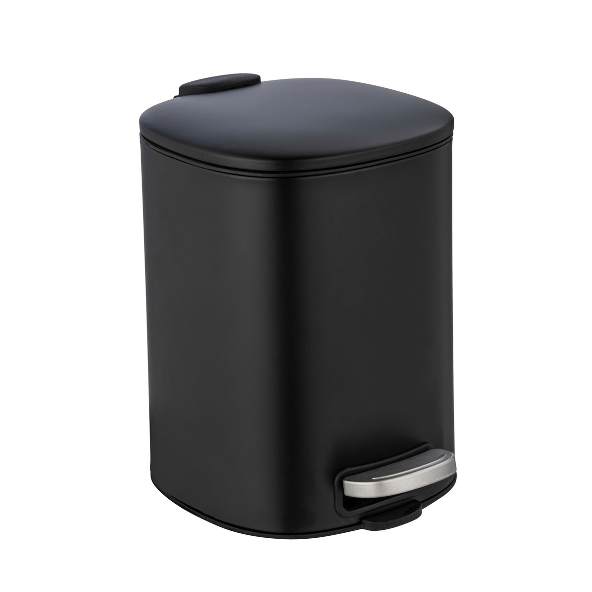 Wenko  Treteimer Alassio Schwarz 5 L Easy-Close Absenkautomtik