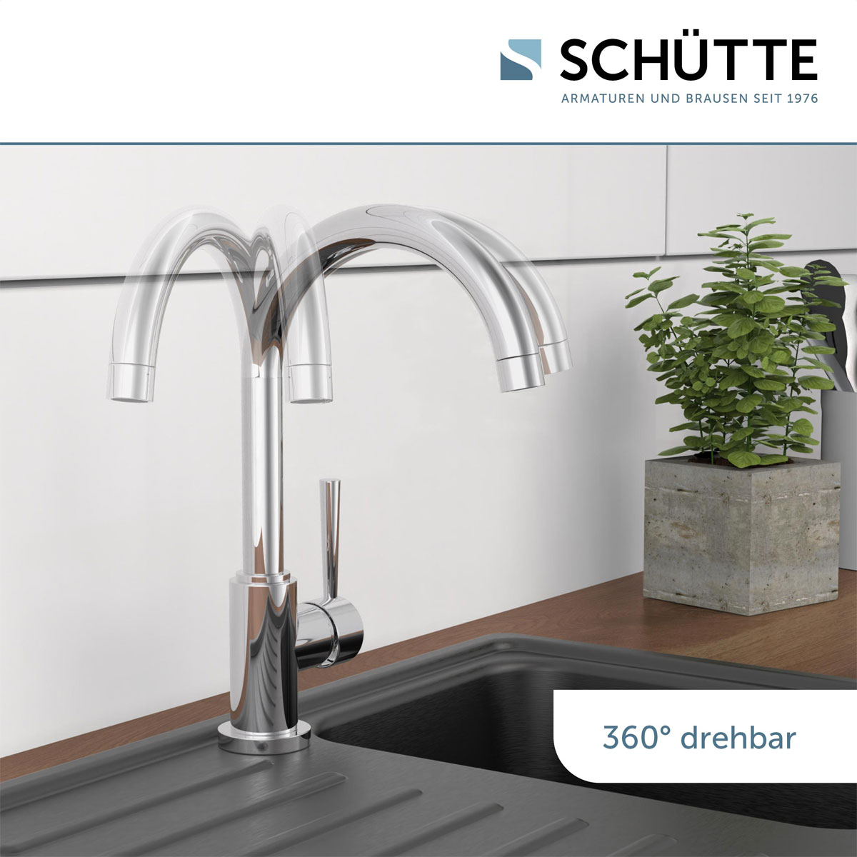 Schütte Küchenarmatur Cornwall Spültischarmatur chrom Bild 8