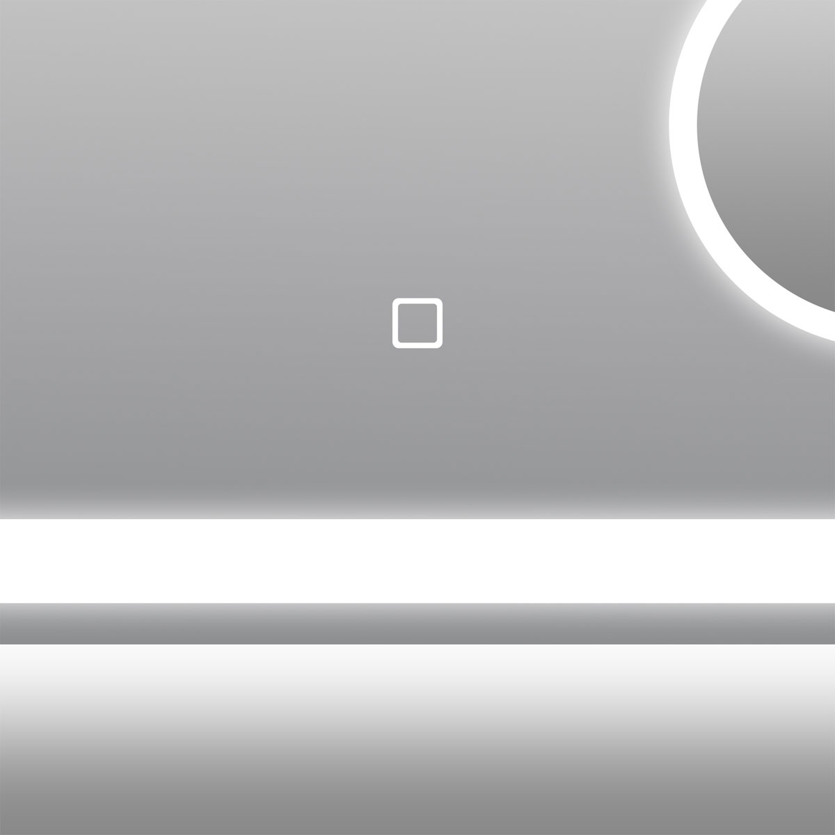 DSK  Design LED Lichtspiegel Silver Rey 80 x 60 cm Bild 5