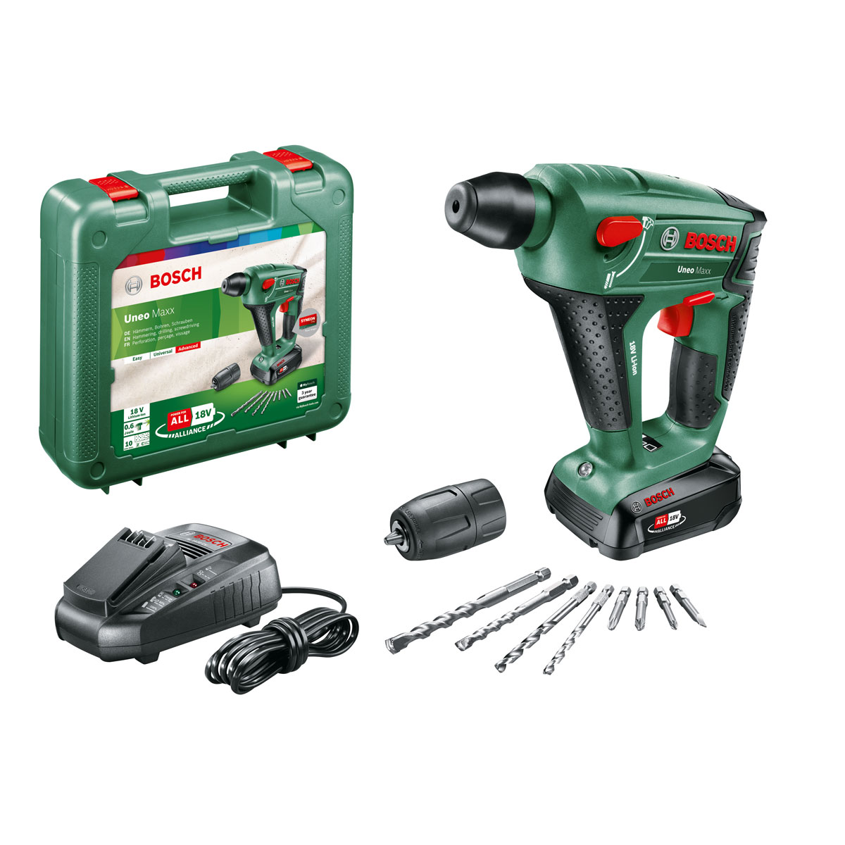 Bosch  Akku-Bohrhammer Uneo Maxx 1 Akku
