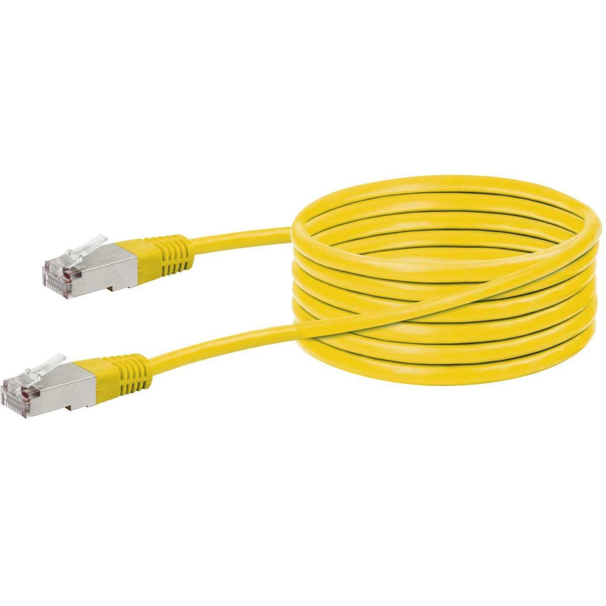 Schwaiger CAT5e-Netzwerkkabel gelb 5 m