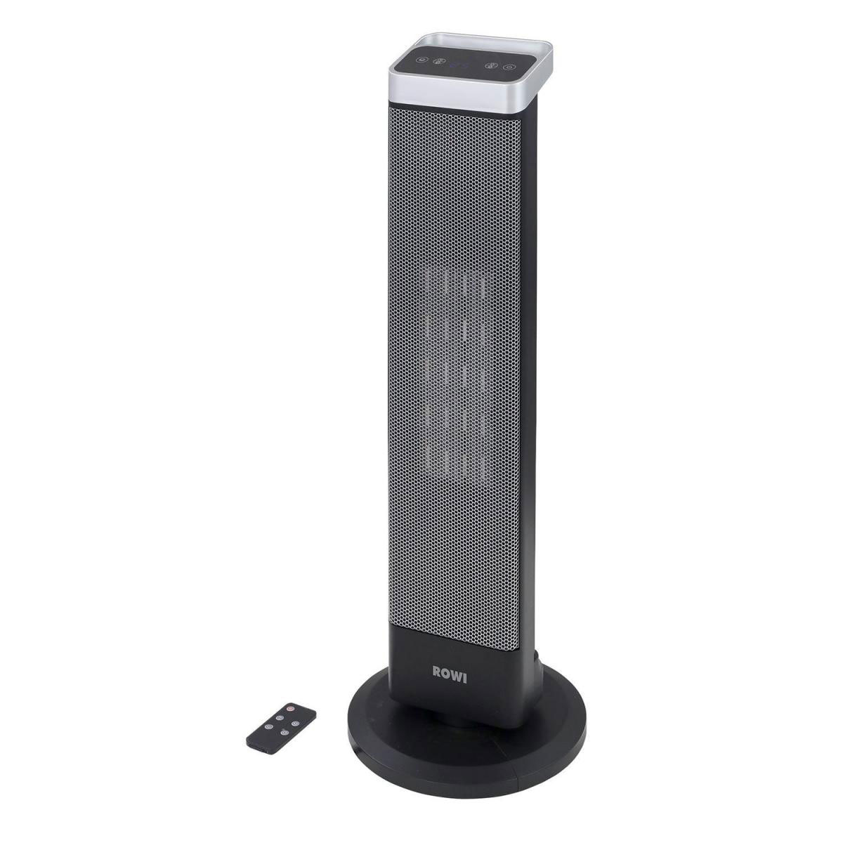 Rowi Keramik-Turmheizgerät 2000 Watt schwarz Bild 1