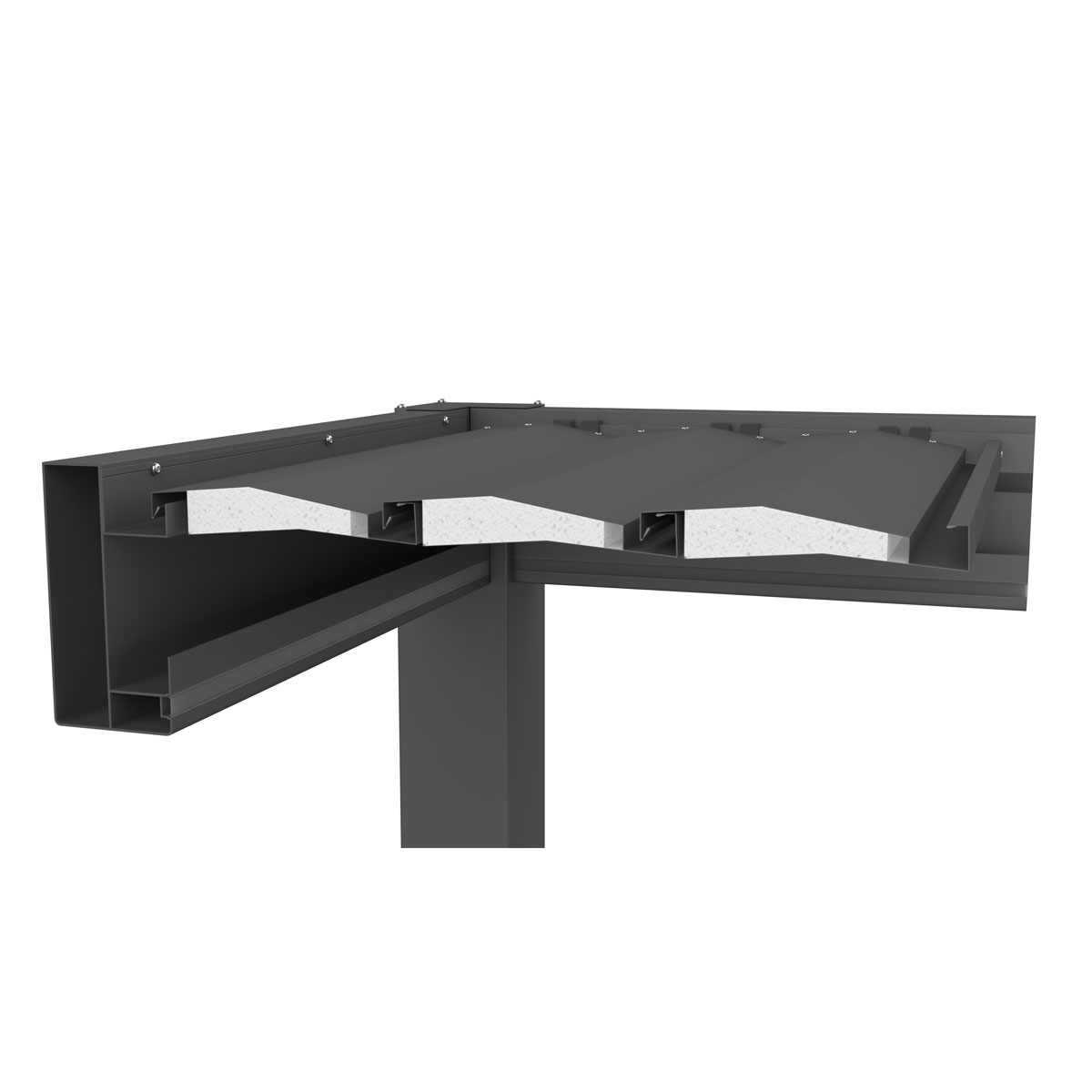 Biohort Pergola Gr. 3 x 3 dunkelgrau-metallic Bild 6