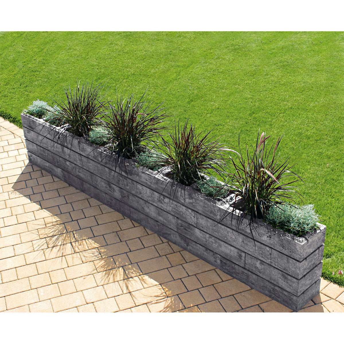 Diephaus Mauersteine Top 60 x 25 x 12,5 cm Quarzit 777946