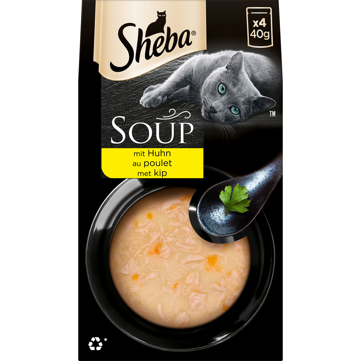 Katzensuppe mit Huhn 4 x 40 g Bild 1