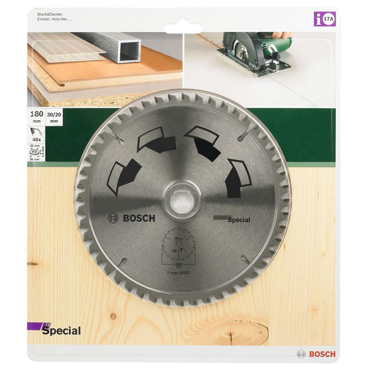 Bosch  DIY Kreissägeblatt Special Z48 170 mm Bild 4