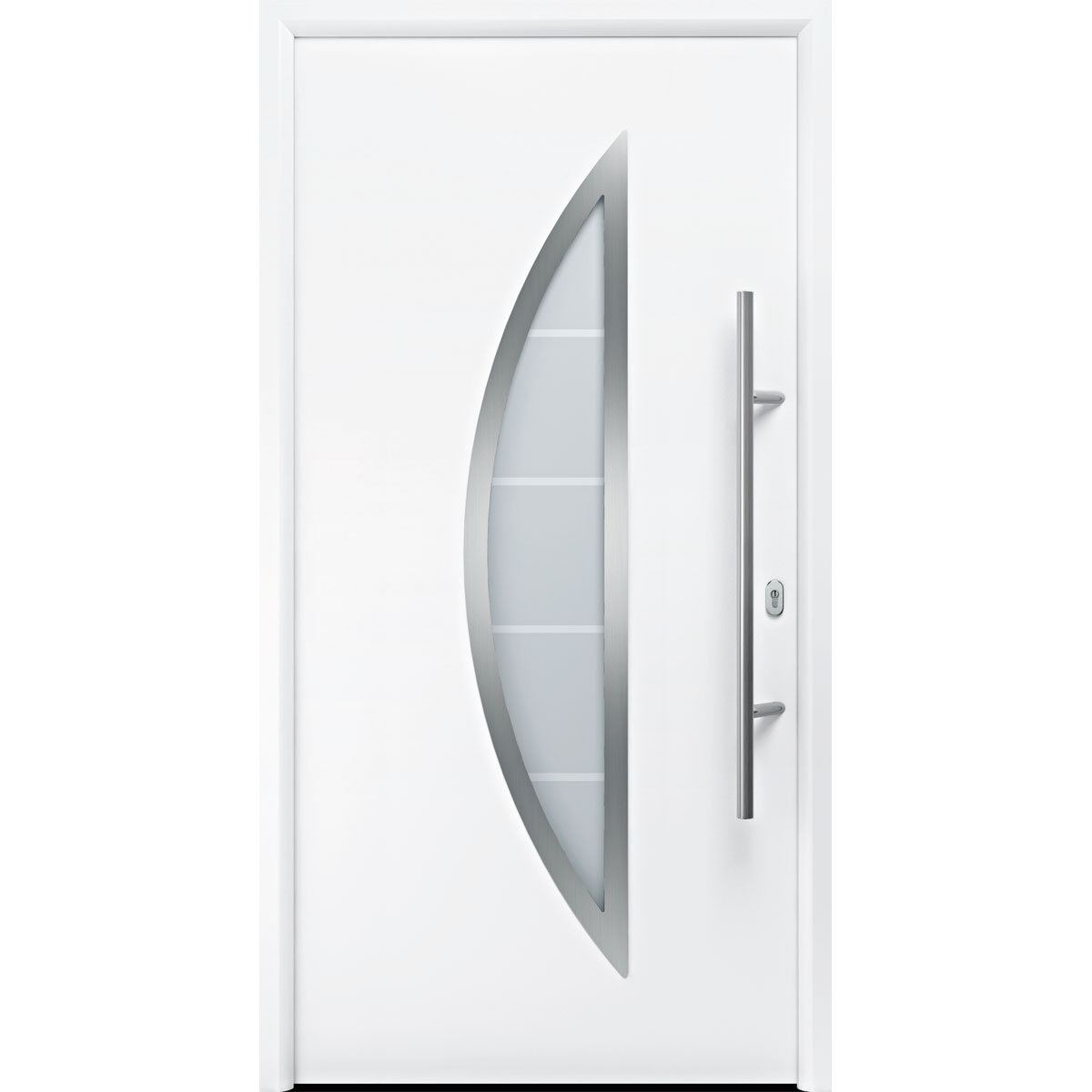 Haustür Thermo46 TPS 900D DIN Links Titan Metallic 1000 x 2100 mm