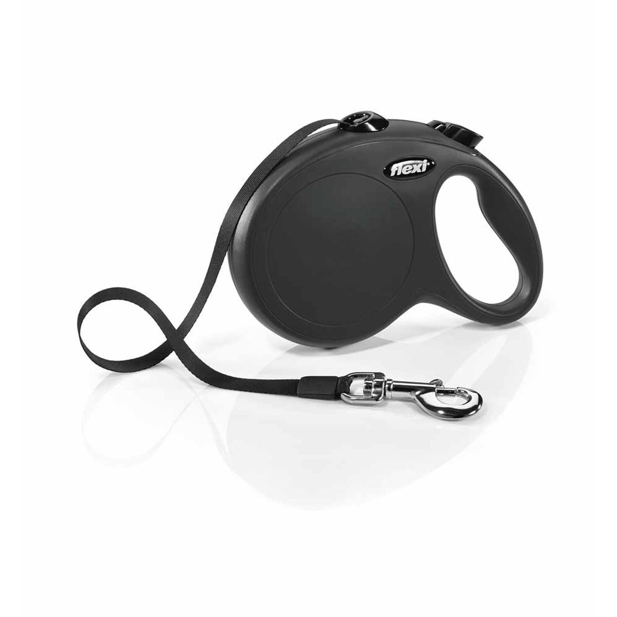 Flexi  Gurt-Leine New Classic schwarz L 5m
